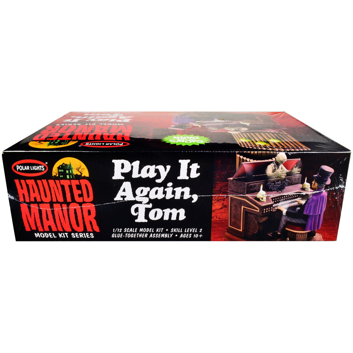 Skill 2 Model Kit Haunted Manor 'Play It Again Tom' Diorama Set 1/12 Scale Model By Polar Lights