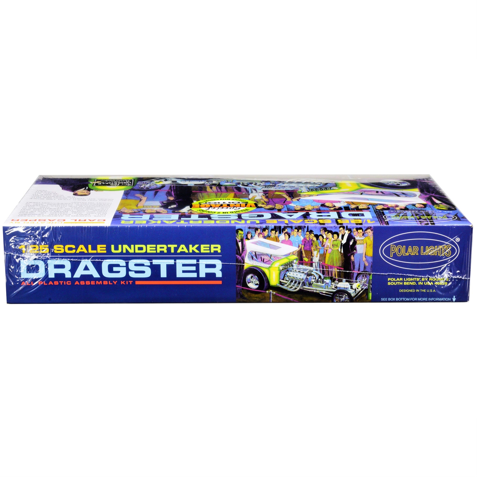 Skill 2 Model Kit Undertaker Dragster By Carl Casper 1/25 Scale Model By Polar Lights