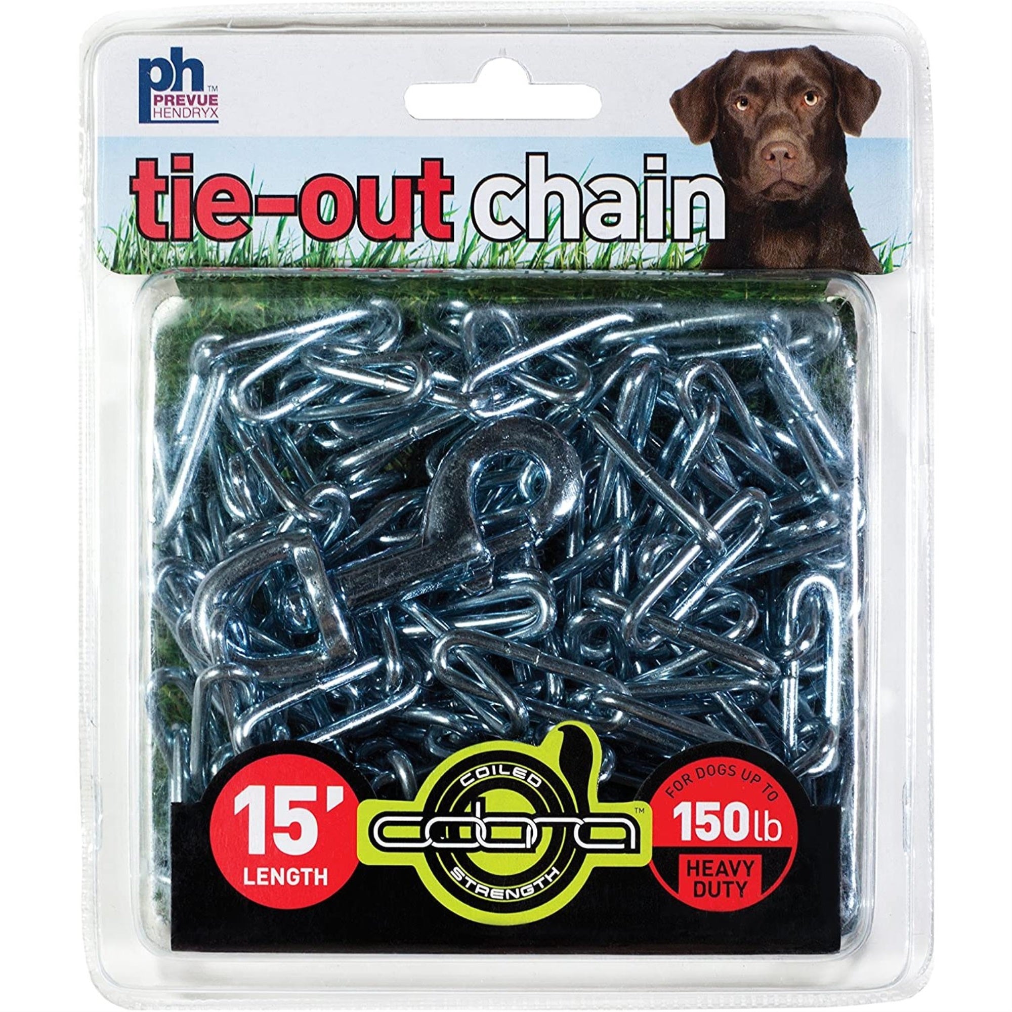 Prevue Pet Products 15 Foot Tie-Out Chain Heavy Duty