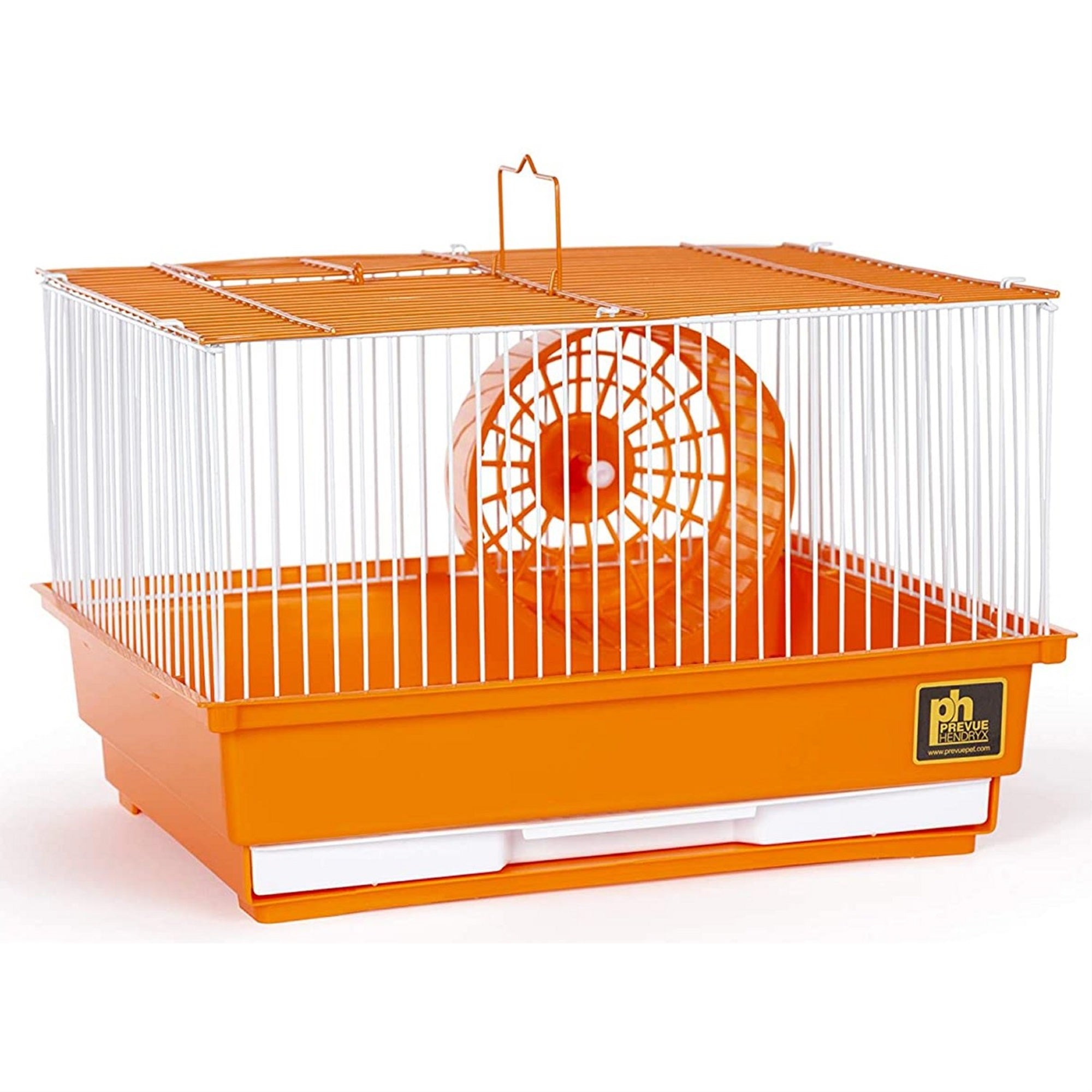 Prevue Pet Products Single-Story Hamster And Gerbil Cage - Orange