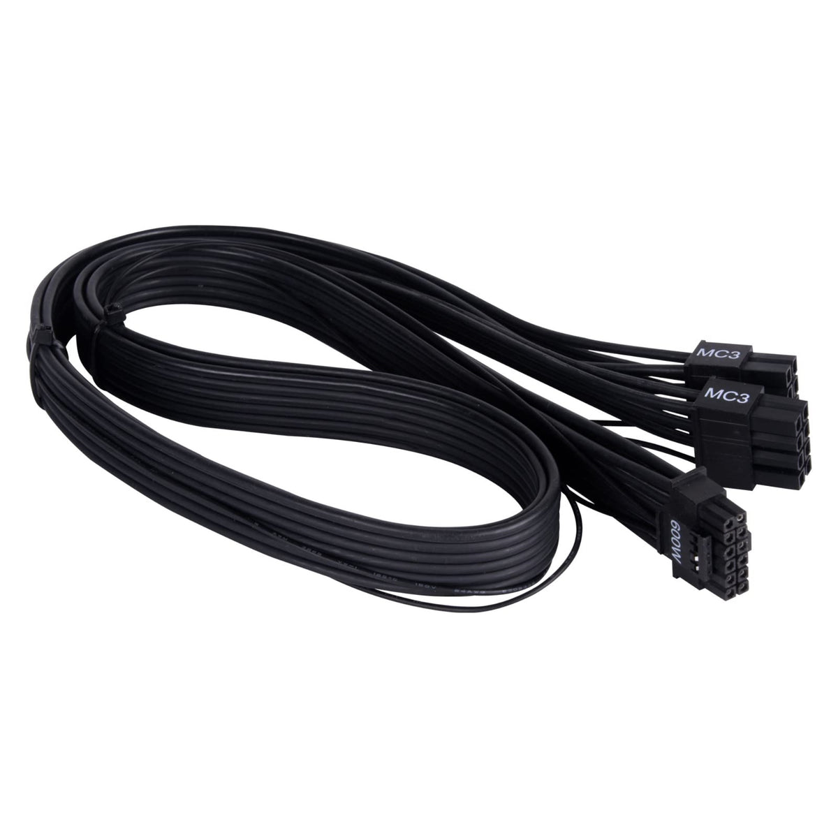 Silverstone Technology Pp14-Eps75 Dual Eps 8 Pin (Psu) To 12+4 Pin (Gpu) 12Vhpwr Pcie Gen5 Cable For Silverstone 3Rd Gen Psus - 75Cm (29.5') Long, Sst-Pp14-Eps75