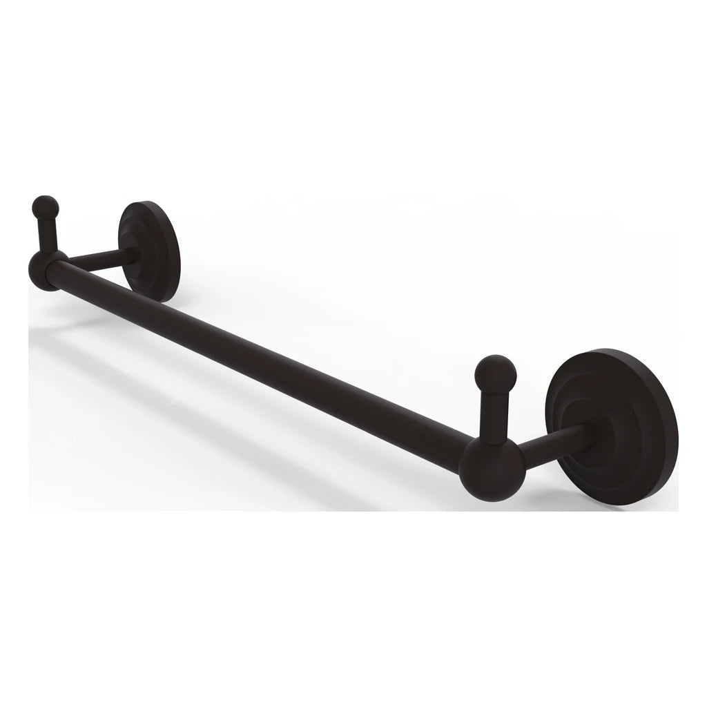 Prestige Que New Collection 30 Inch Towel Bar with Integrated Hooks - PQN-41-30-PEG-ORB
