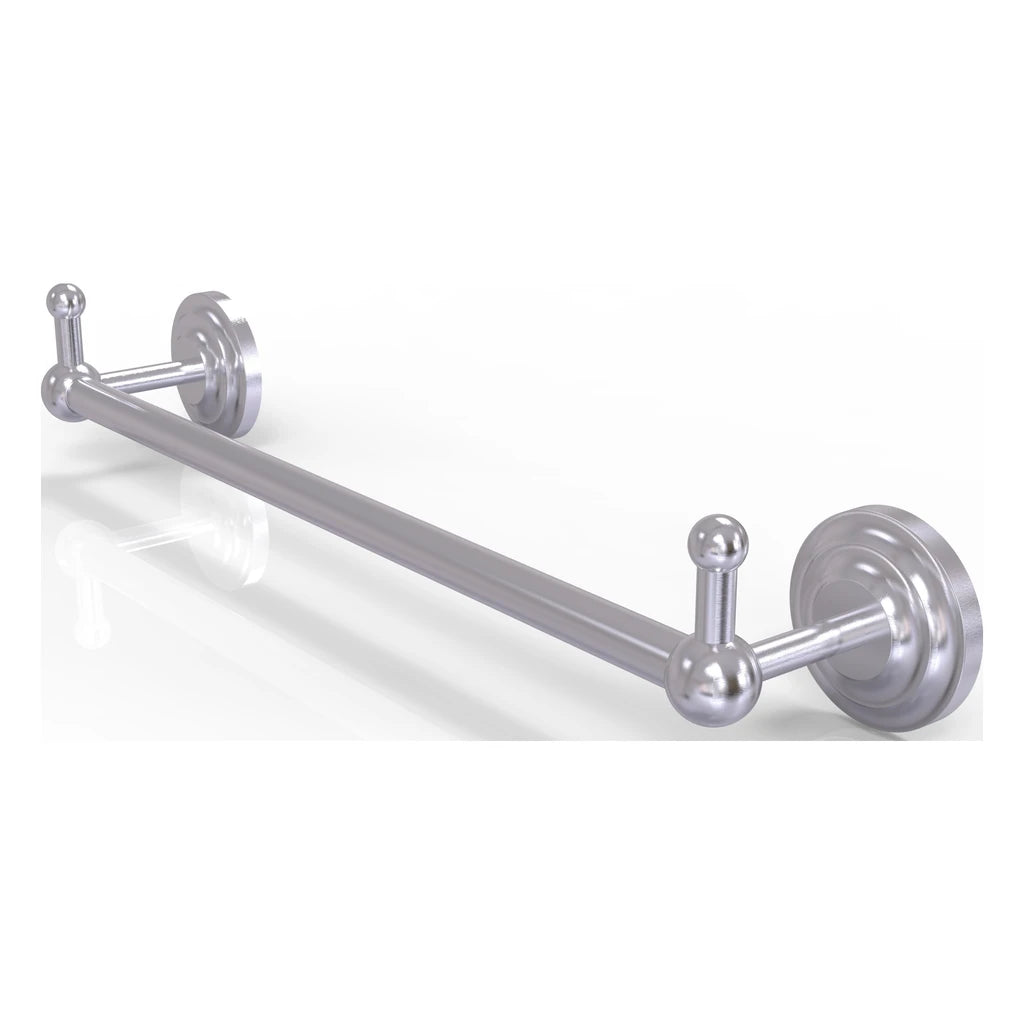 Prestige Que New Collection 36 Inch Towel Bar with Integrated Hooks - PQN-41-36-PEG-SCH