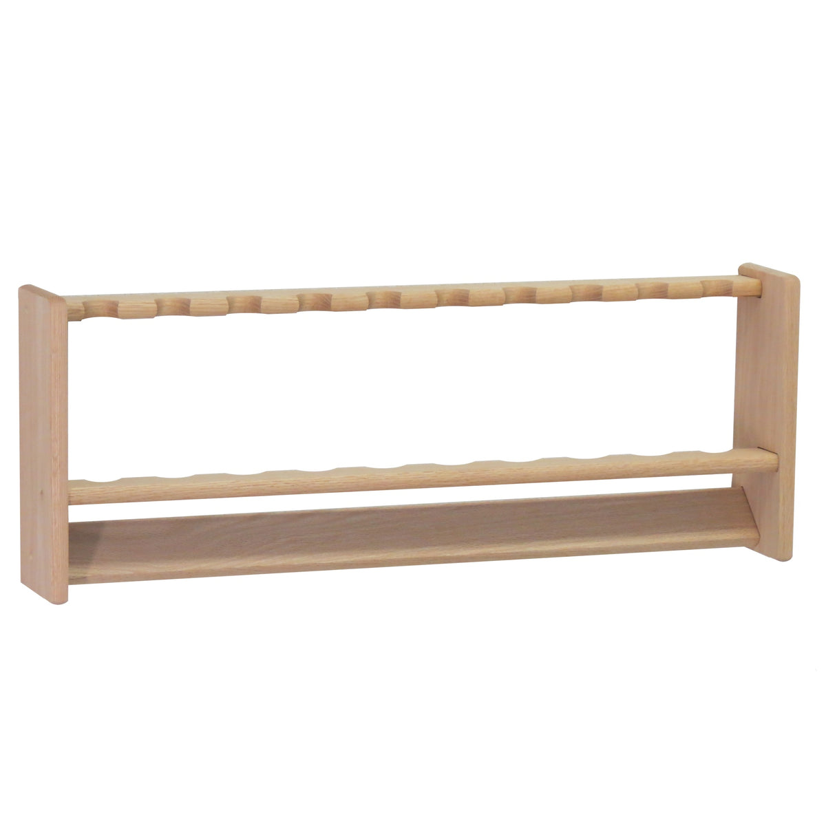 Wooden Mallet Pool Cue Rack, 10 Cue, Unfinished