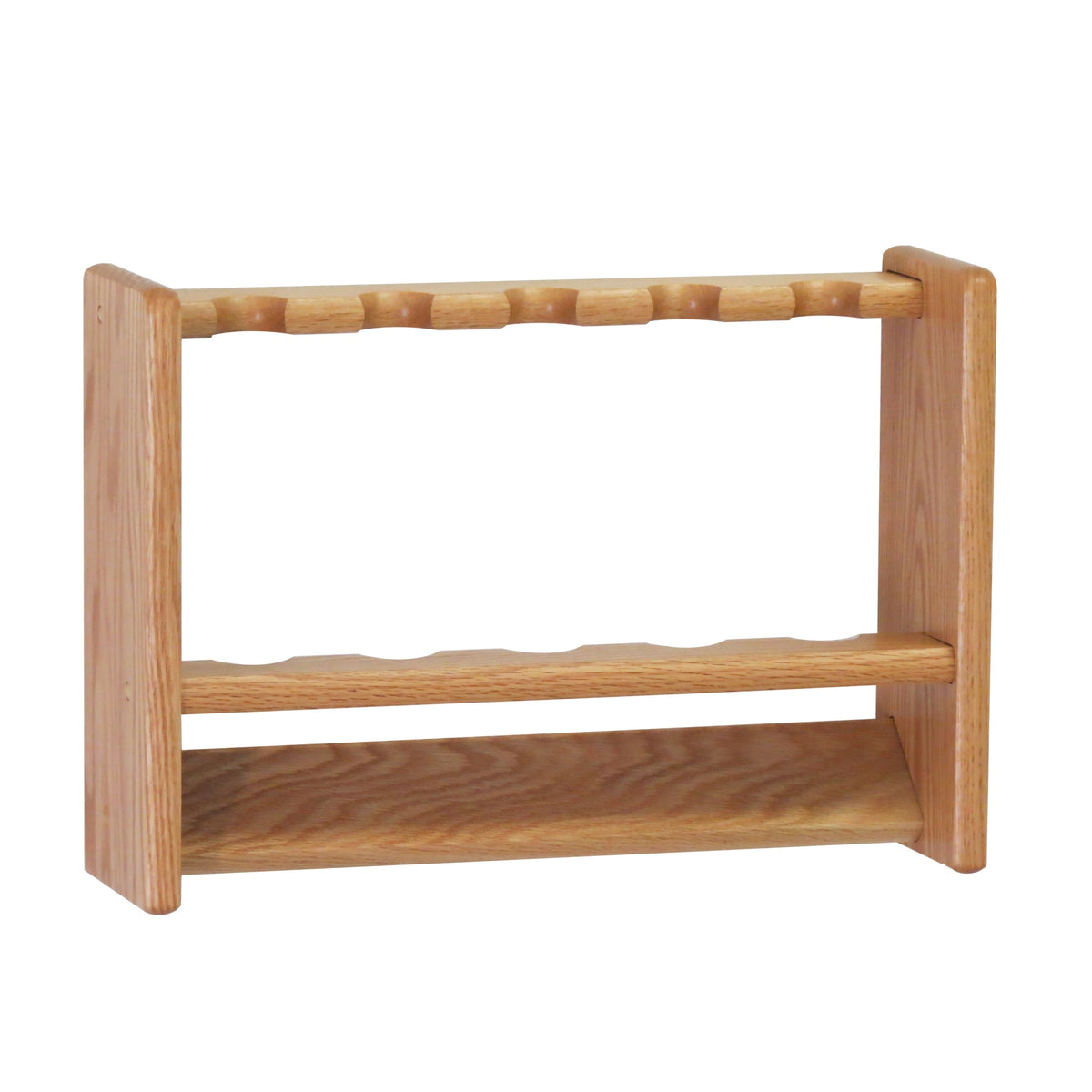 Wooden Mallet Pool Cue Rack, 5 Cue, Light Oak