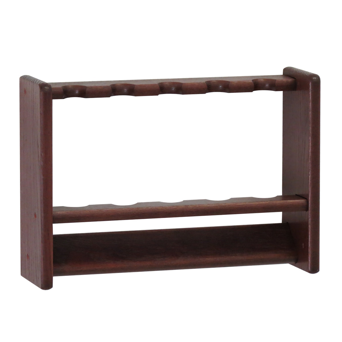 Wooden Mallet Pool Cue Rack, 5 Cue, Mahogany