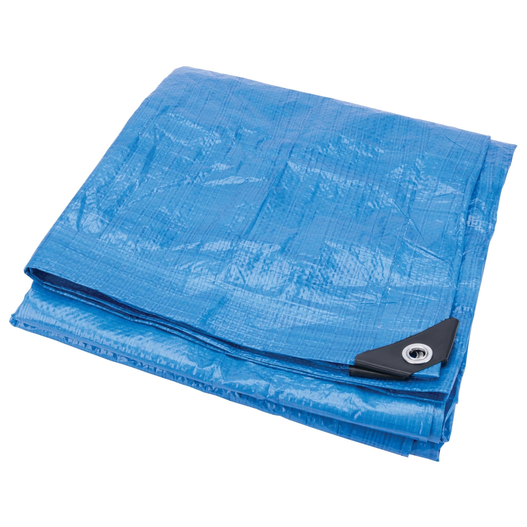 Performance Tool W6002 (6 X 8 Ft) Tarp Cover Blue Waterproof Great For Tarpaulin Canopy Tent, Boat, Rv Or Pool Cover Performance Tool (Standard Poly Tarp)