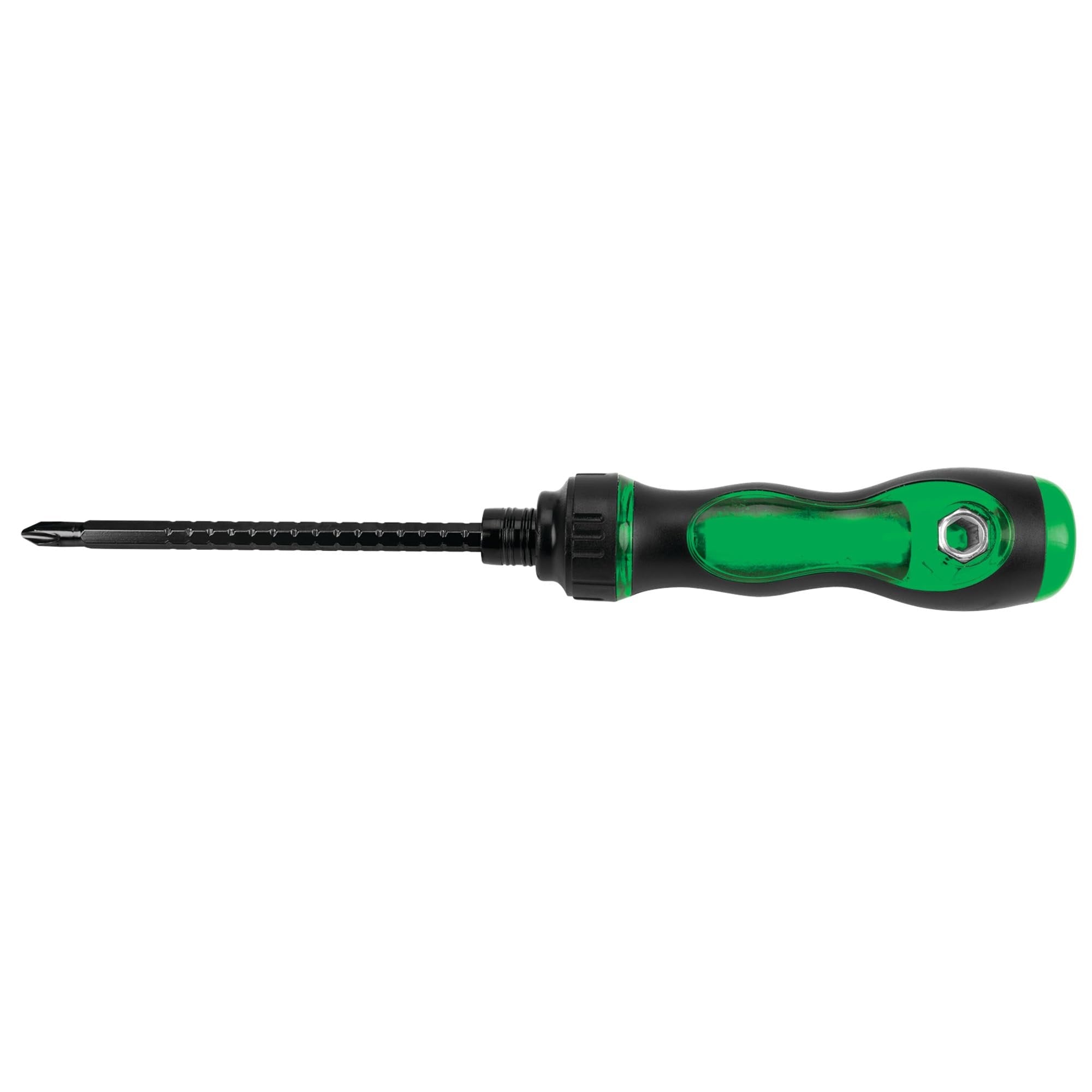 Performance Tool W80037 2-In-1 Ratcheting Screwdriver - Compact And Versatile Tool For Efficient Screwdriving Jobs