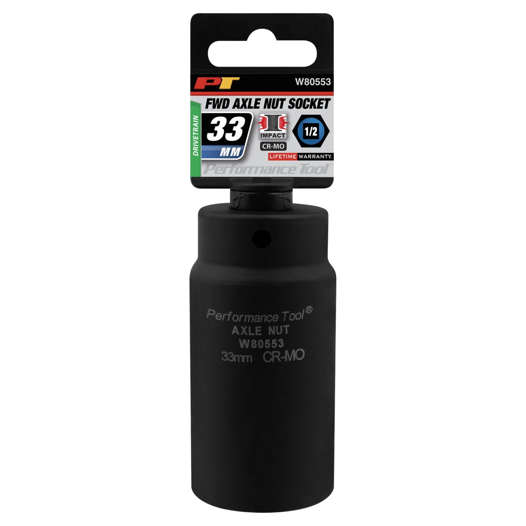Performance Tool W80553 33Mm Front Wheel Drive Axle Nut Socket