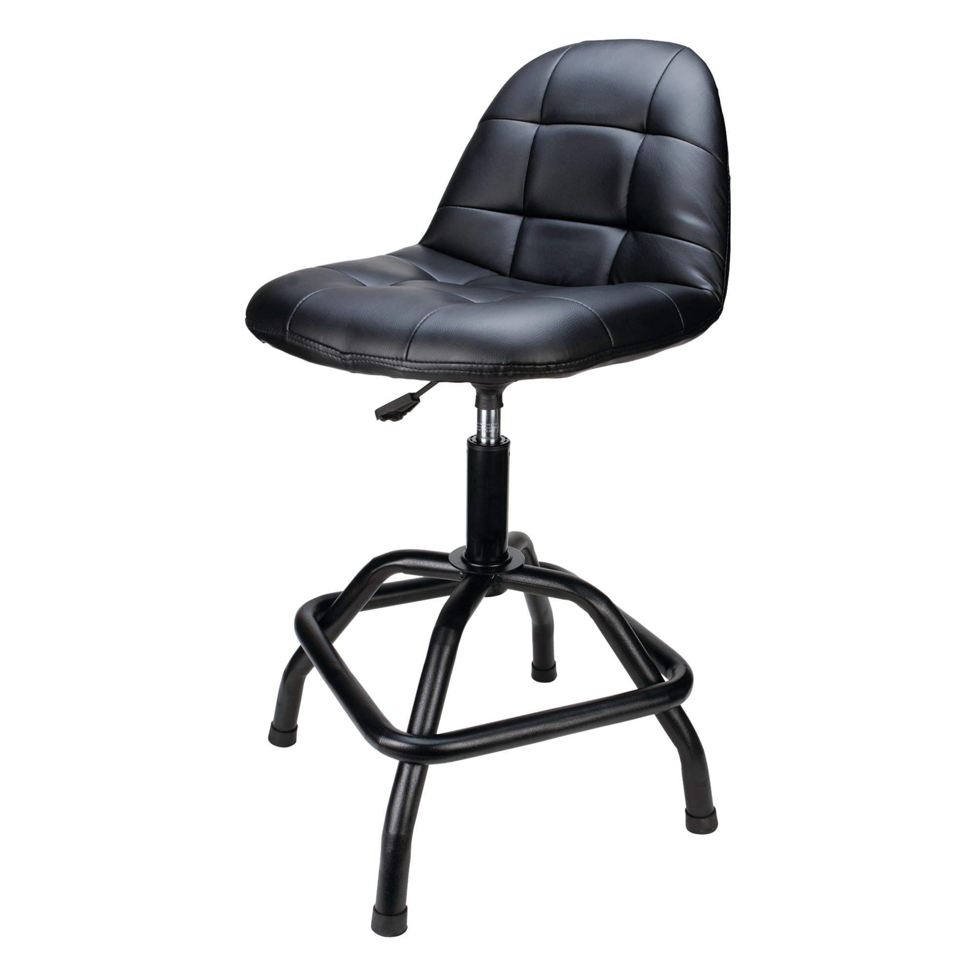 High Back Pneumatic Shop Stool