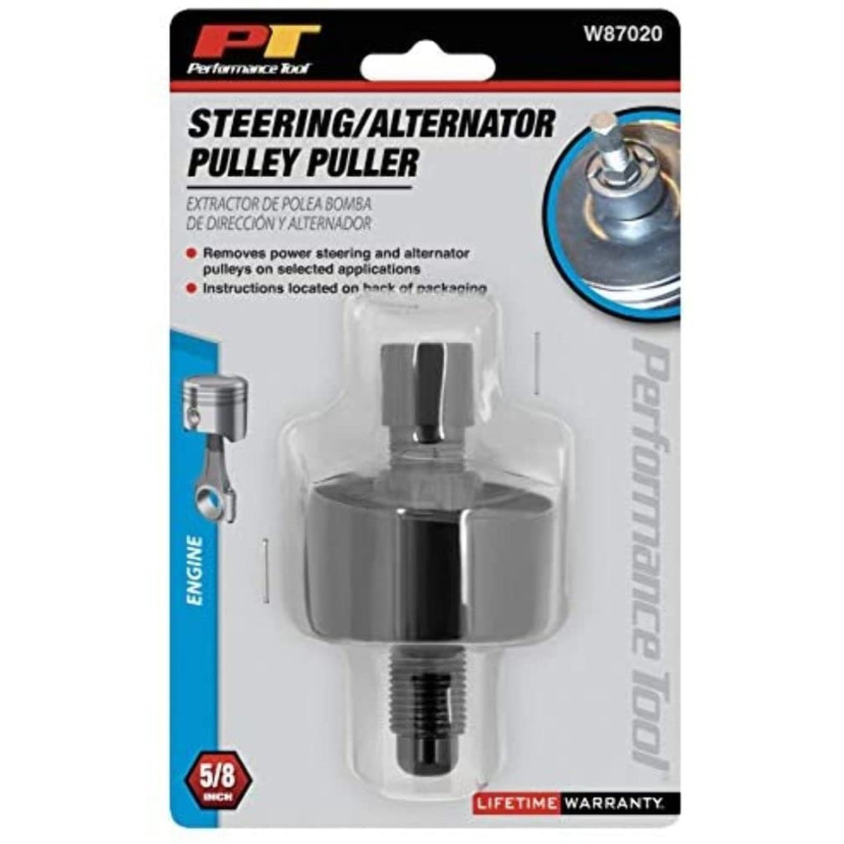 Performance Tool W87020 Power Steering Pump/Alternator Puller , Black