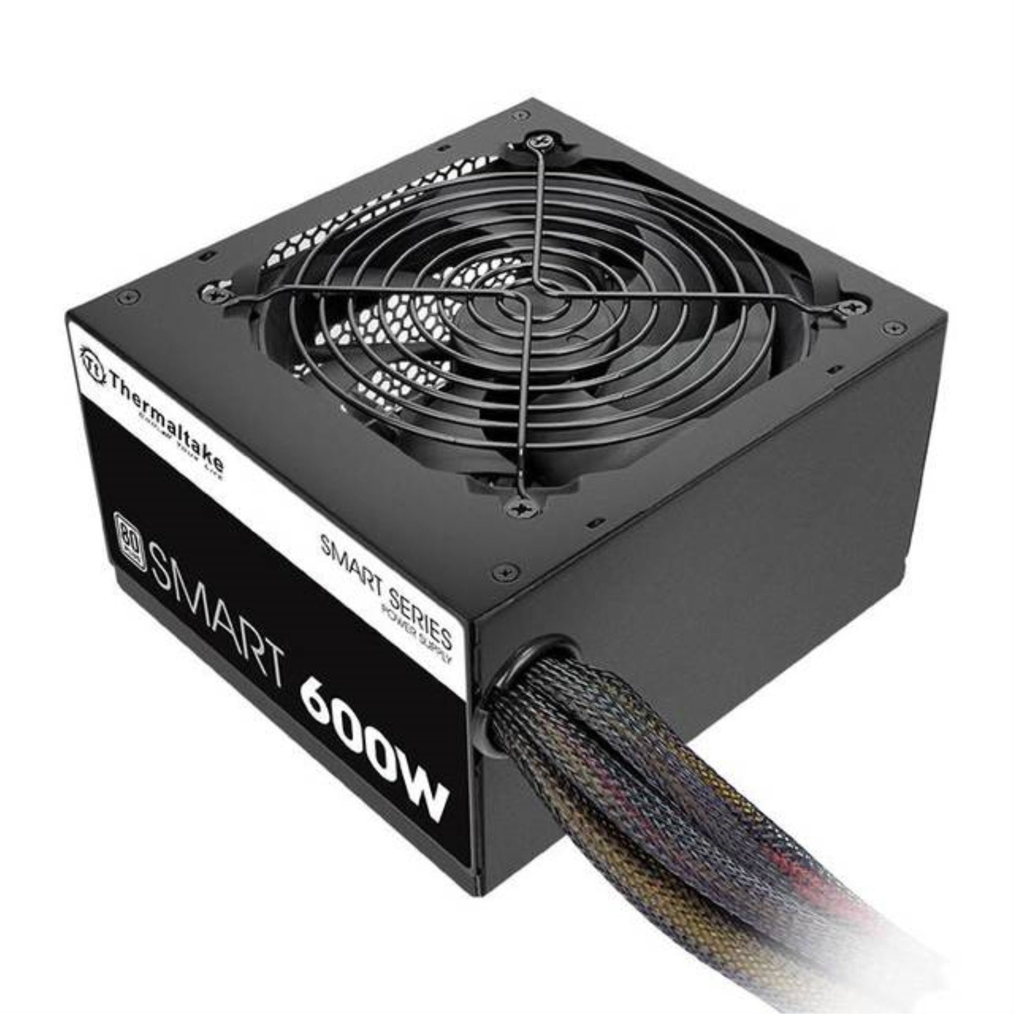 Thermaltake Smart 600W 80 Plus Atx12V 2.3 Power Supply (Black)