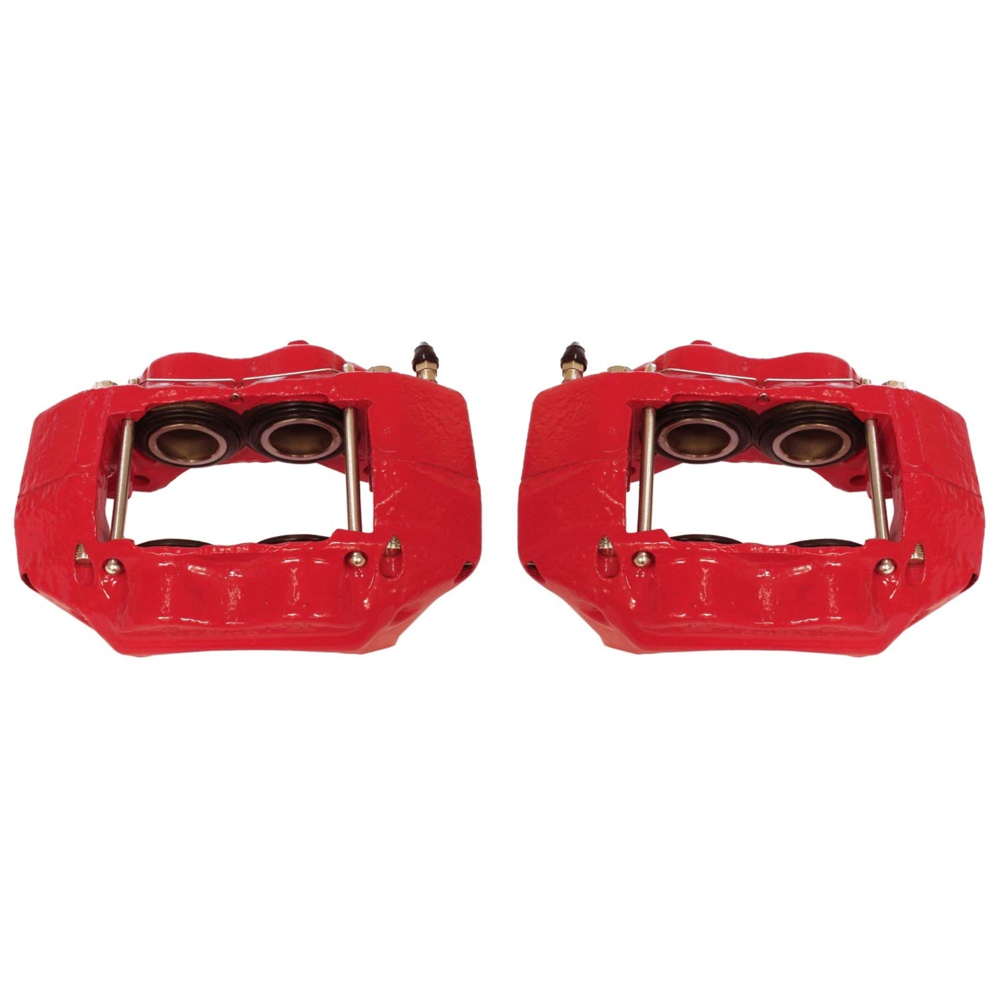 Power Stop Front S1784 Pair Of High-Temp Red Powder Coated Calipers For Toyota Tacoma 1995-2004 [Model Specific]