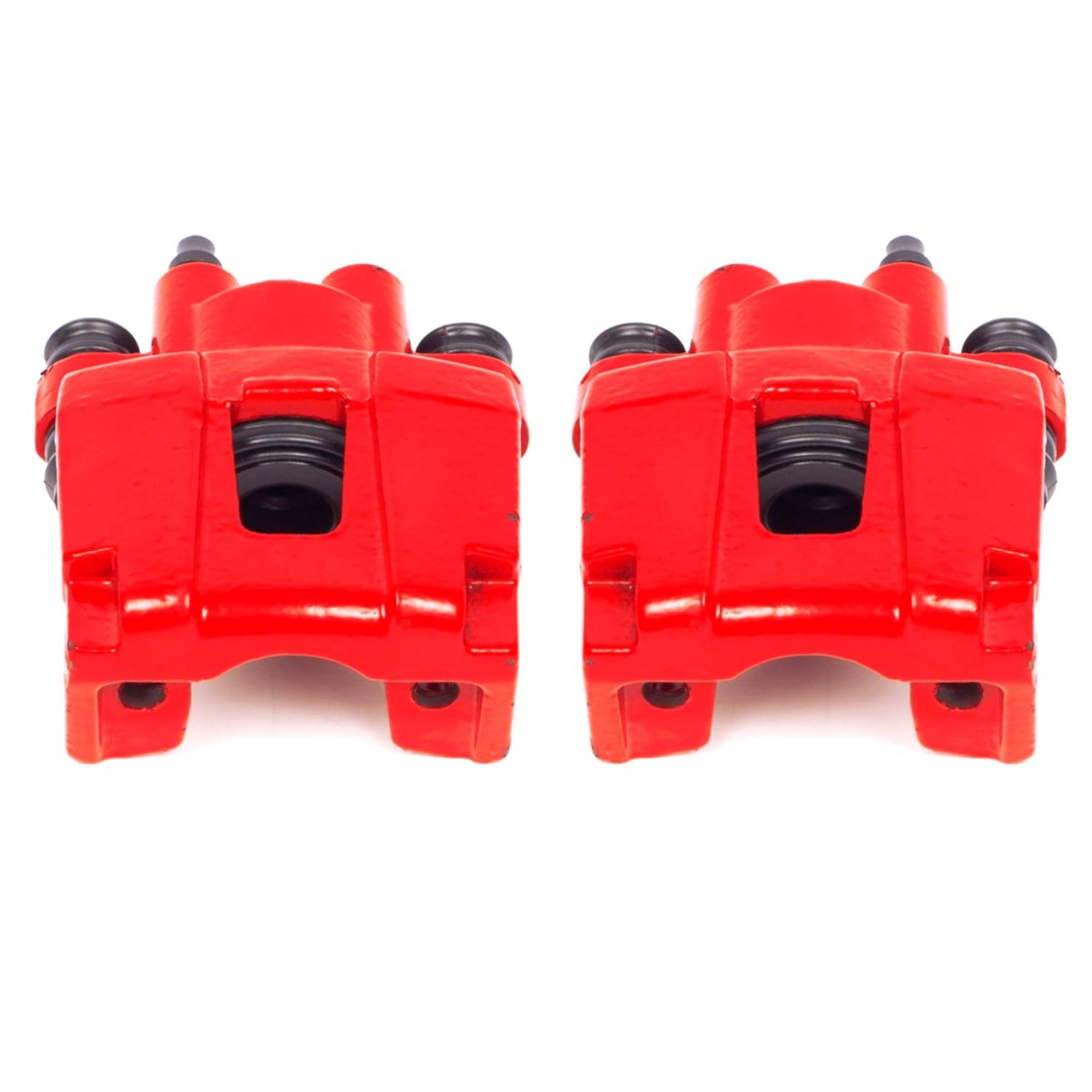 Power Stop S4754 Rear Red Powder Coated Calipers Pair For 2002-2010 Ford Explorer | 2007-2010 Explorer Sport Trac | 2003-2007 Jeep Liberty | 2003-2006 Jeep Wrangler | 2002-2010 Mountaineer