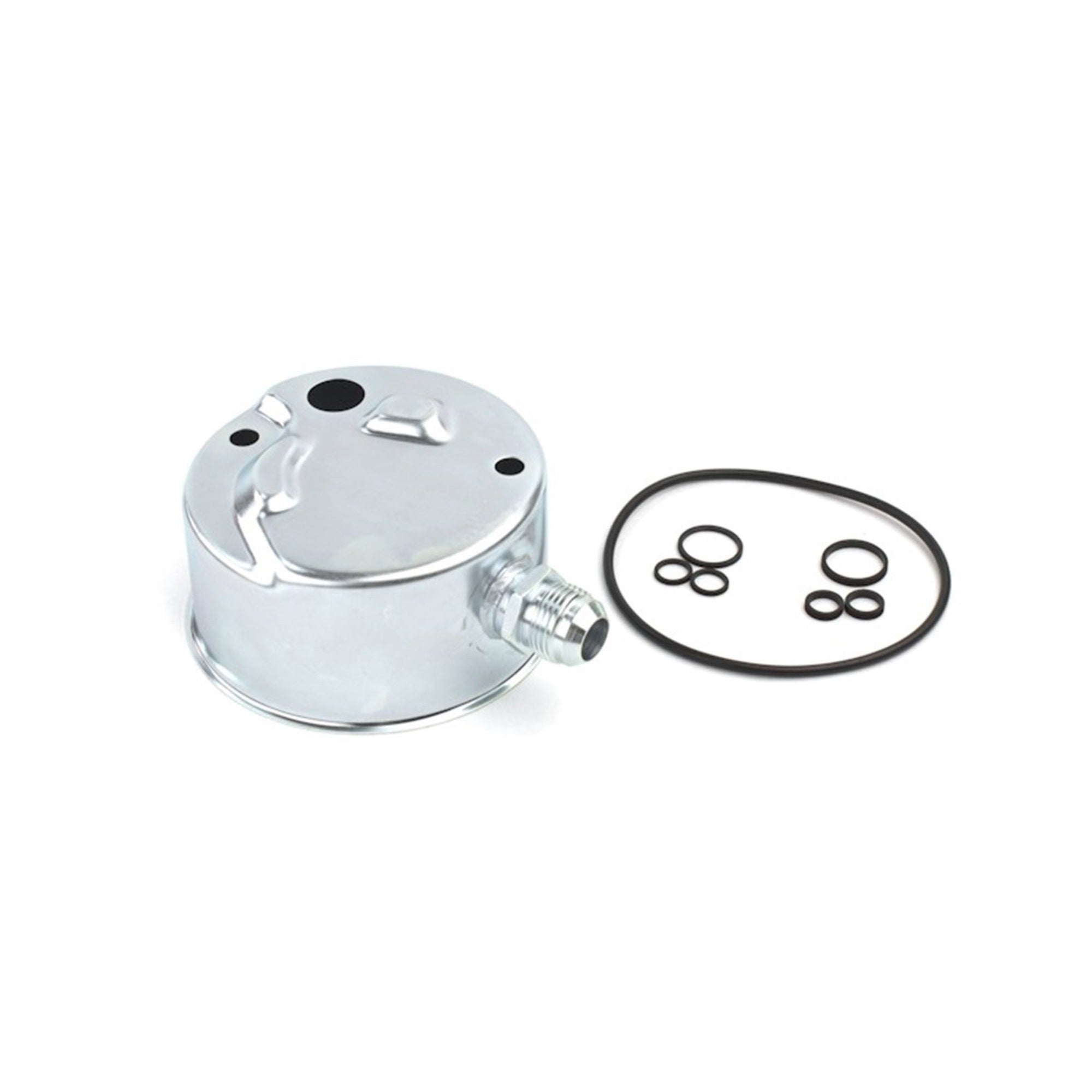 Psc Motor Sports Sr2545-10K Power Steering Pump Reservoir Remote Fill Number 10 Jic Feed On Side W/O-Rings Power Steering Pump Reservoir