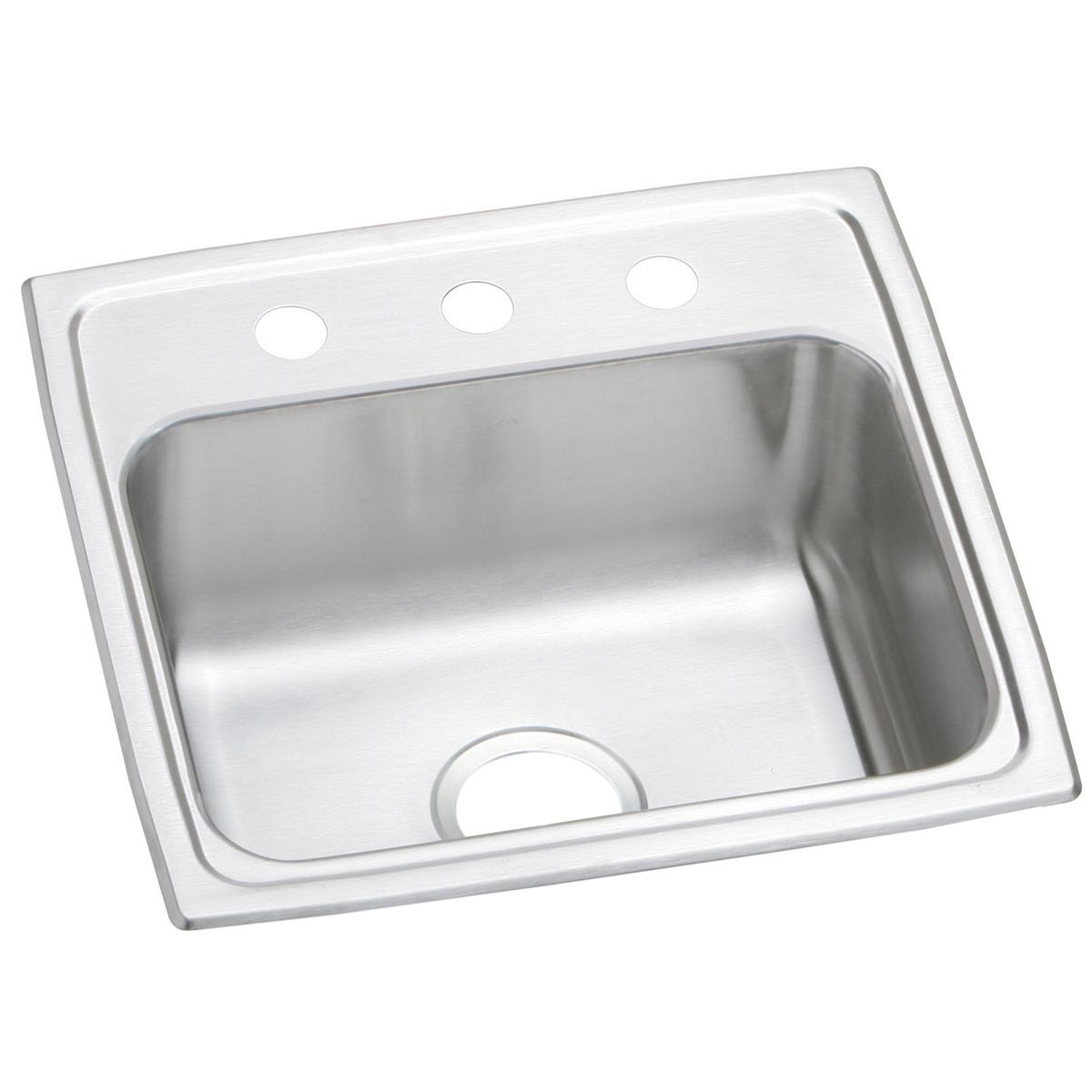 Elkay Celebrity Stainless Steel 19 X 18 X 7-1/8, Single Bowl Drop-In Sink