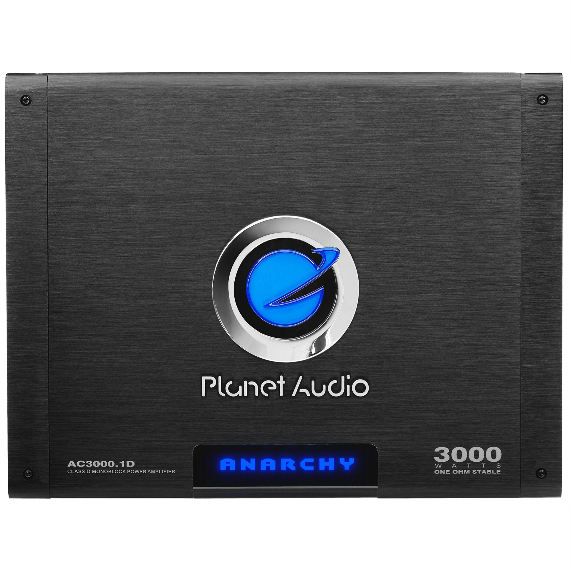 Planet Audio Ac3000.1D Class D Monoblock Car Amplifier - 3000 High Output, 1 Ohm, Low Level Inputs, Low Pass Crossover, Hook Up To Subwoofer For Bass
