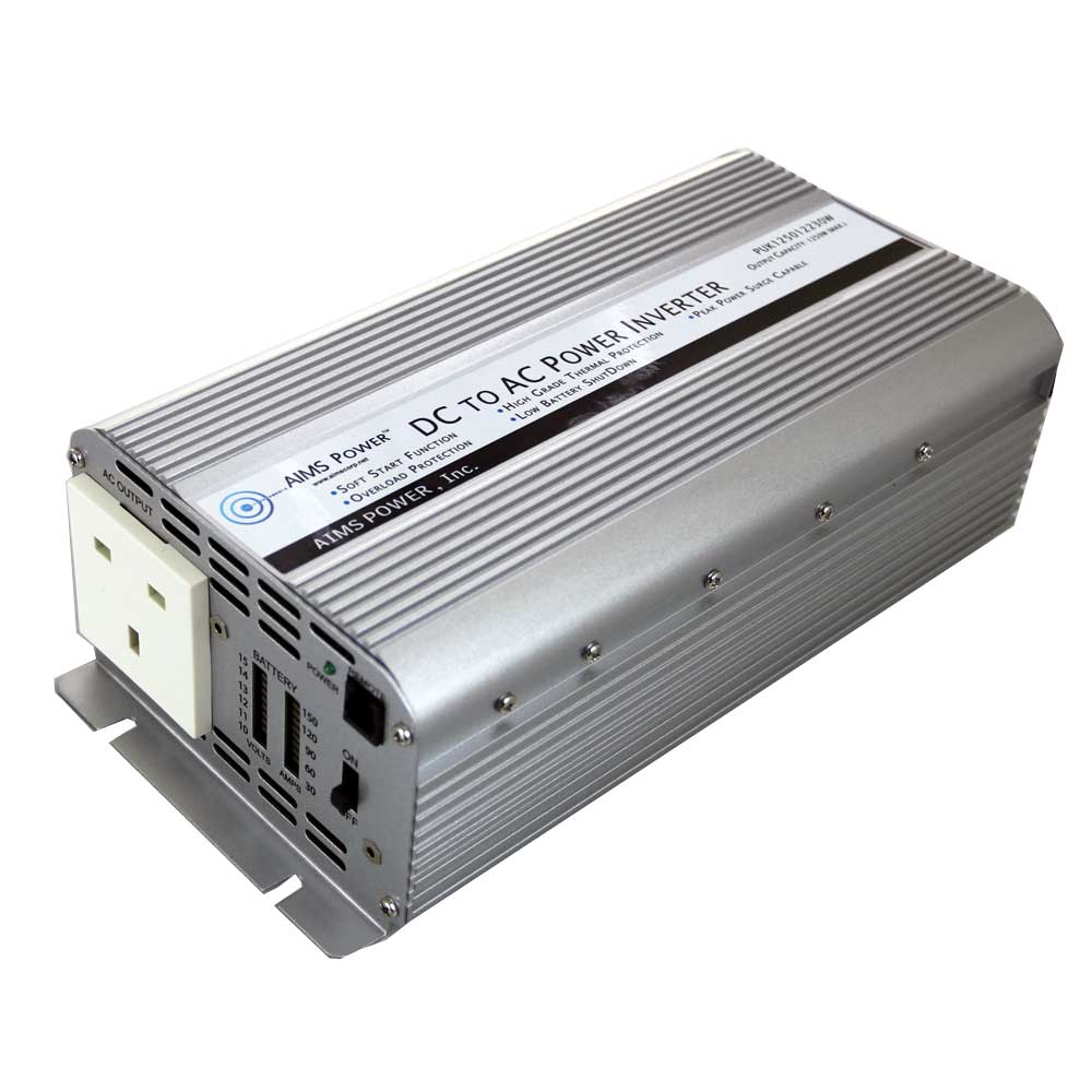 1250 Watt Power Inverter Uk Plug 230 Volt European 12 Volt
