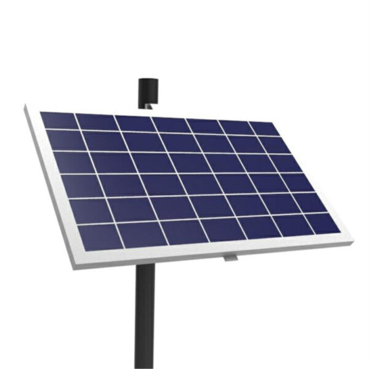 Adjustable Solar Side Pole Mount Bracket  Fits 1 Panel