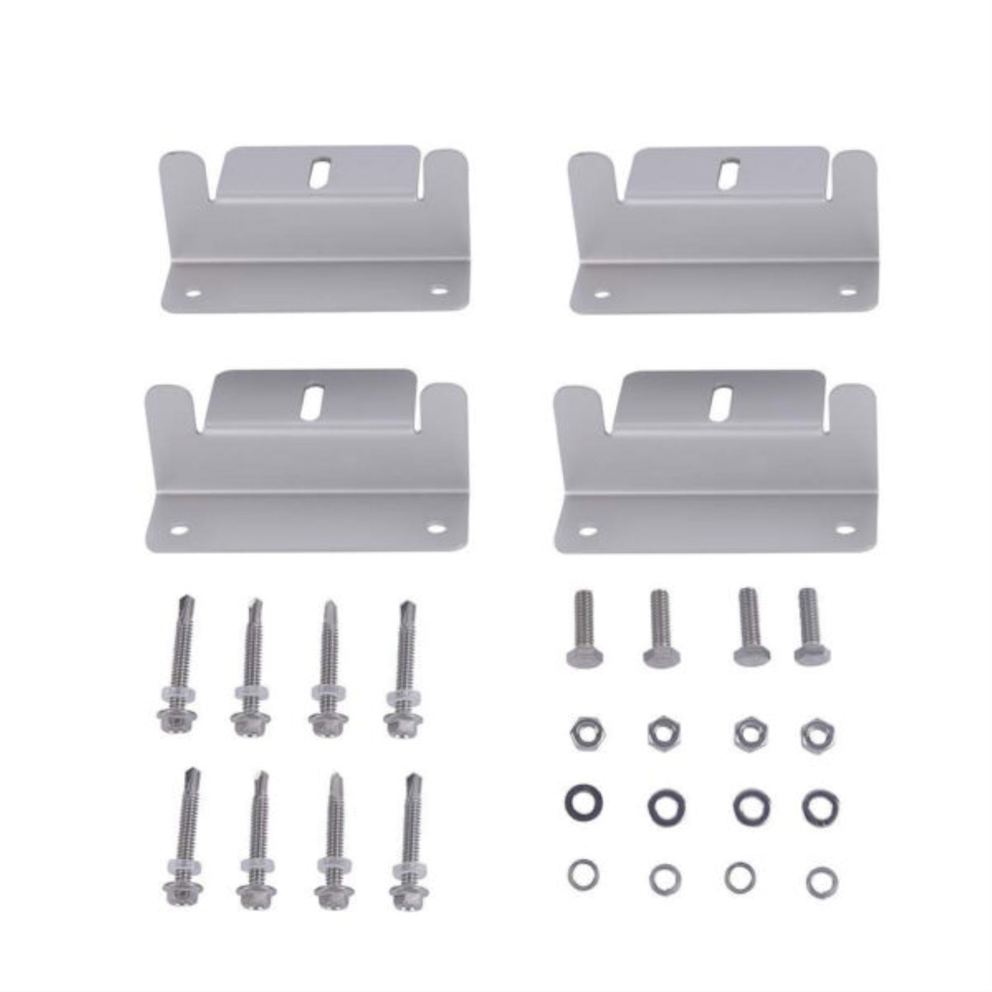 Solar Panel Z Bracket Mounting Kit 4 Piece Set