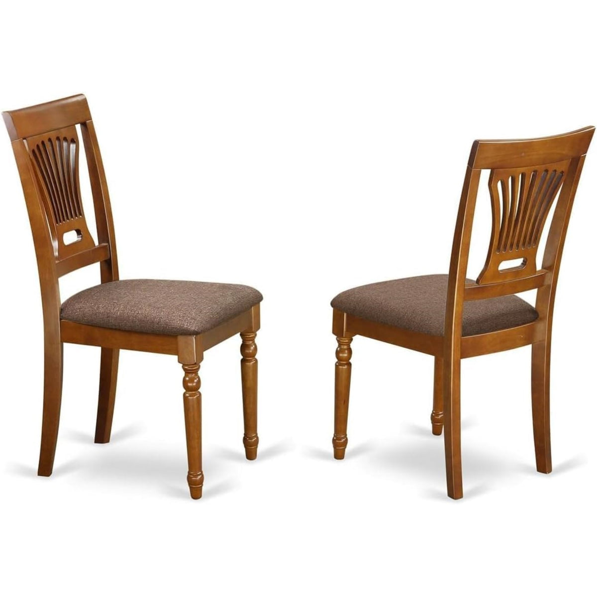 Casafoyer Dining Room Chairs, Set Of 2, Saddle Brown