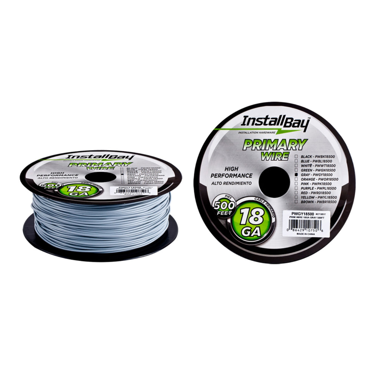 16Ga 500' Gray Primary Wire