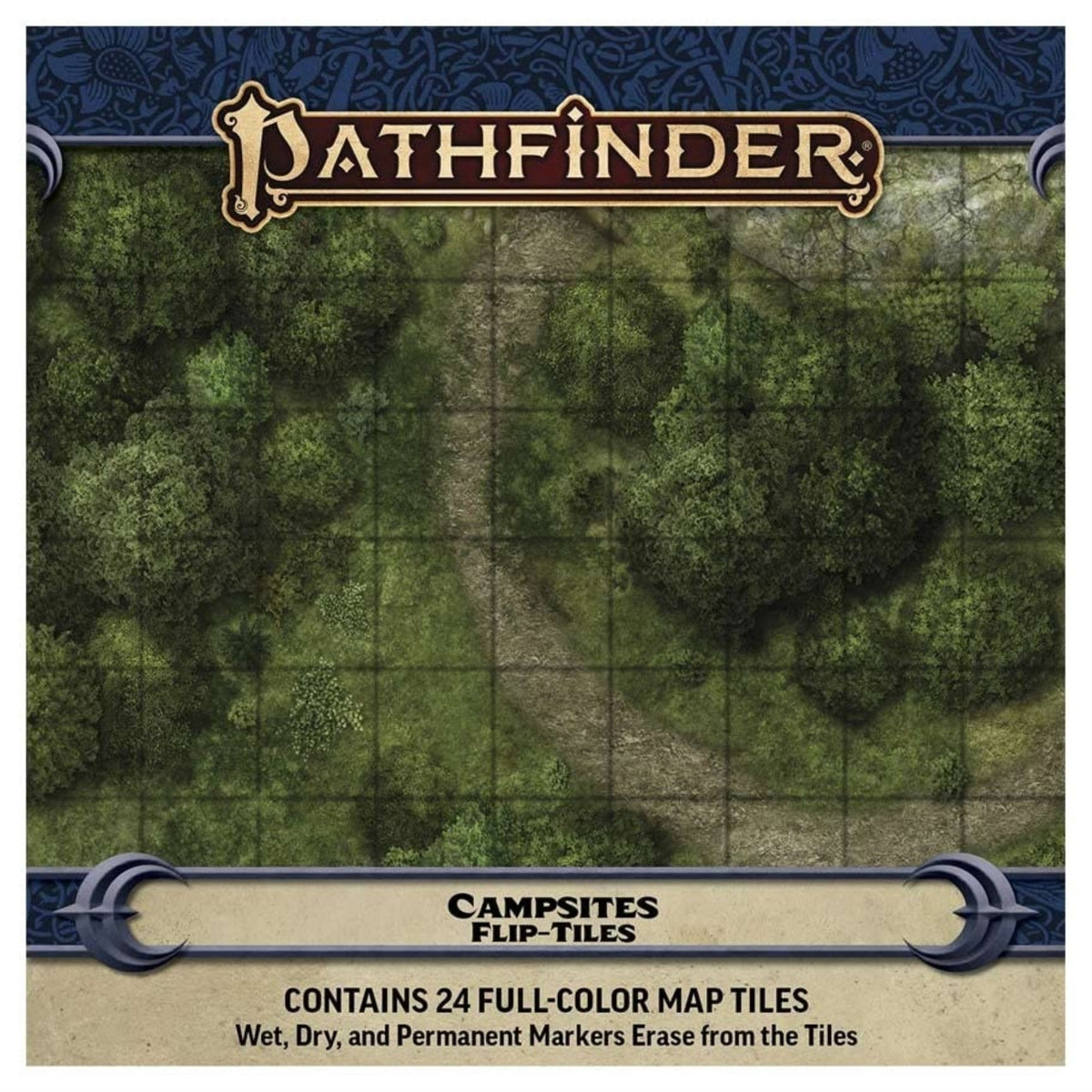 Paizo Pzo4095 Pathfinder Flip-Tiles Campsites Book