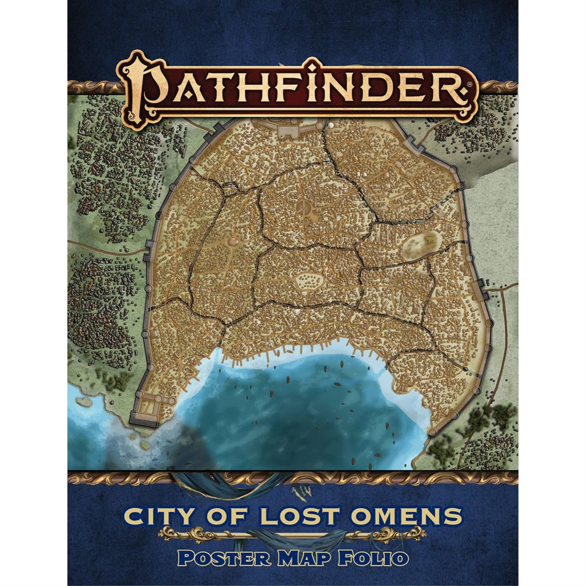 Pathfinder Lost Omens: City Of Lost Omens Poster Map Folio (P2)