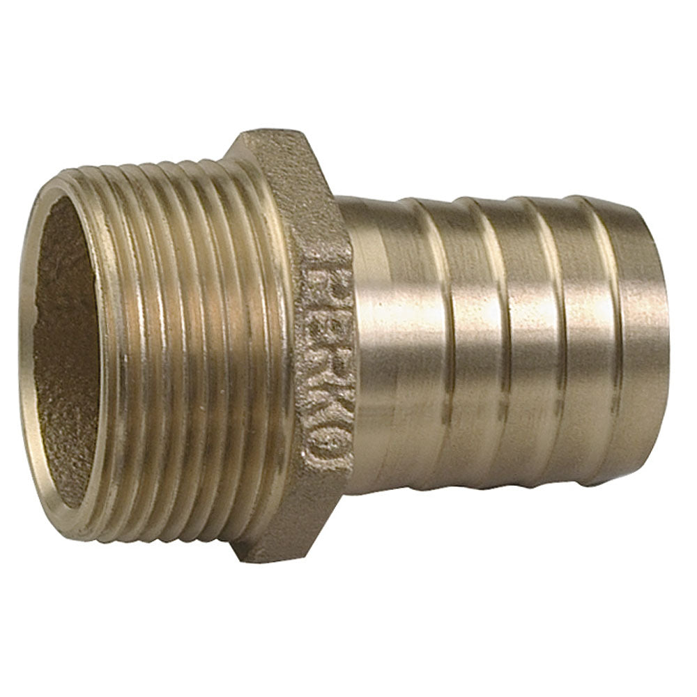 Perko 3/4' Pipe To Hose Adapter Straight Bronze