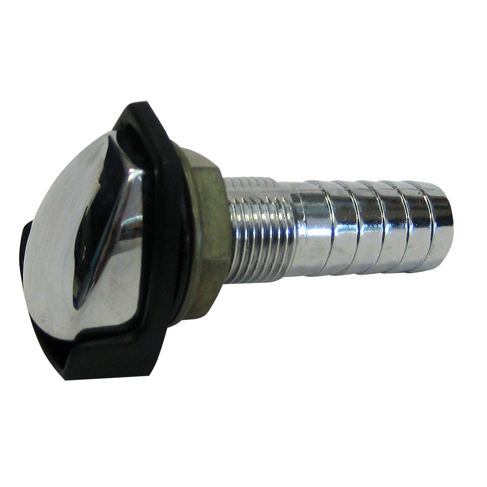 Perko Gas Tank Vent W/ Splash Guard Cp Zinc 5/8' Hose