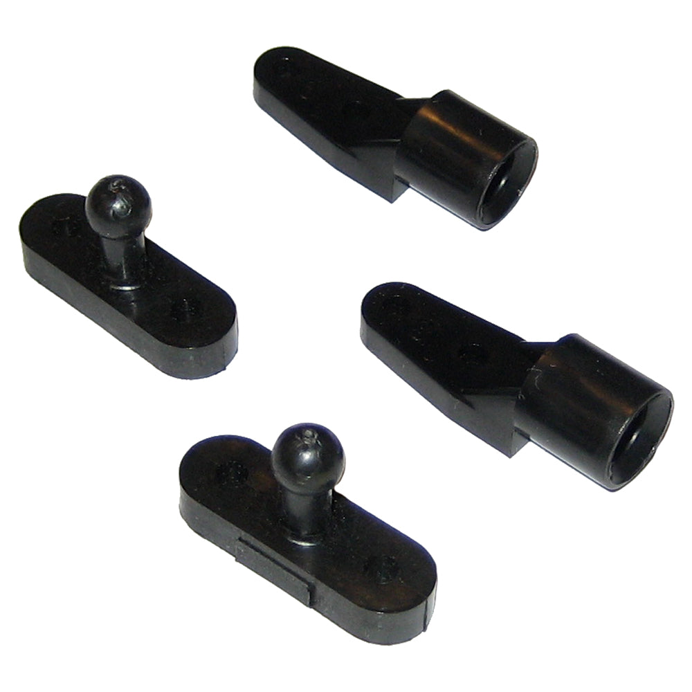 Perko Door Catches 2/Card Black Nylon