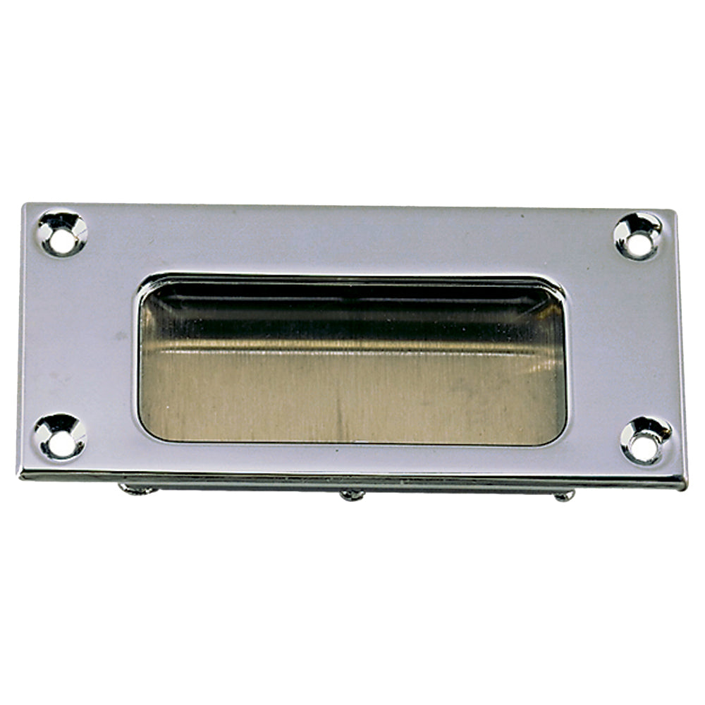 Perko Flush Pull - Cp Zinc 3-11/16' X 1-11/16'