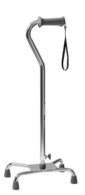Quad Cane Sm Bs Ort Gp Brnz Lumex Silver Collection