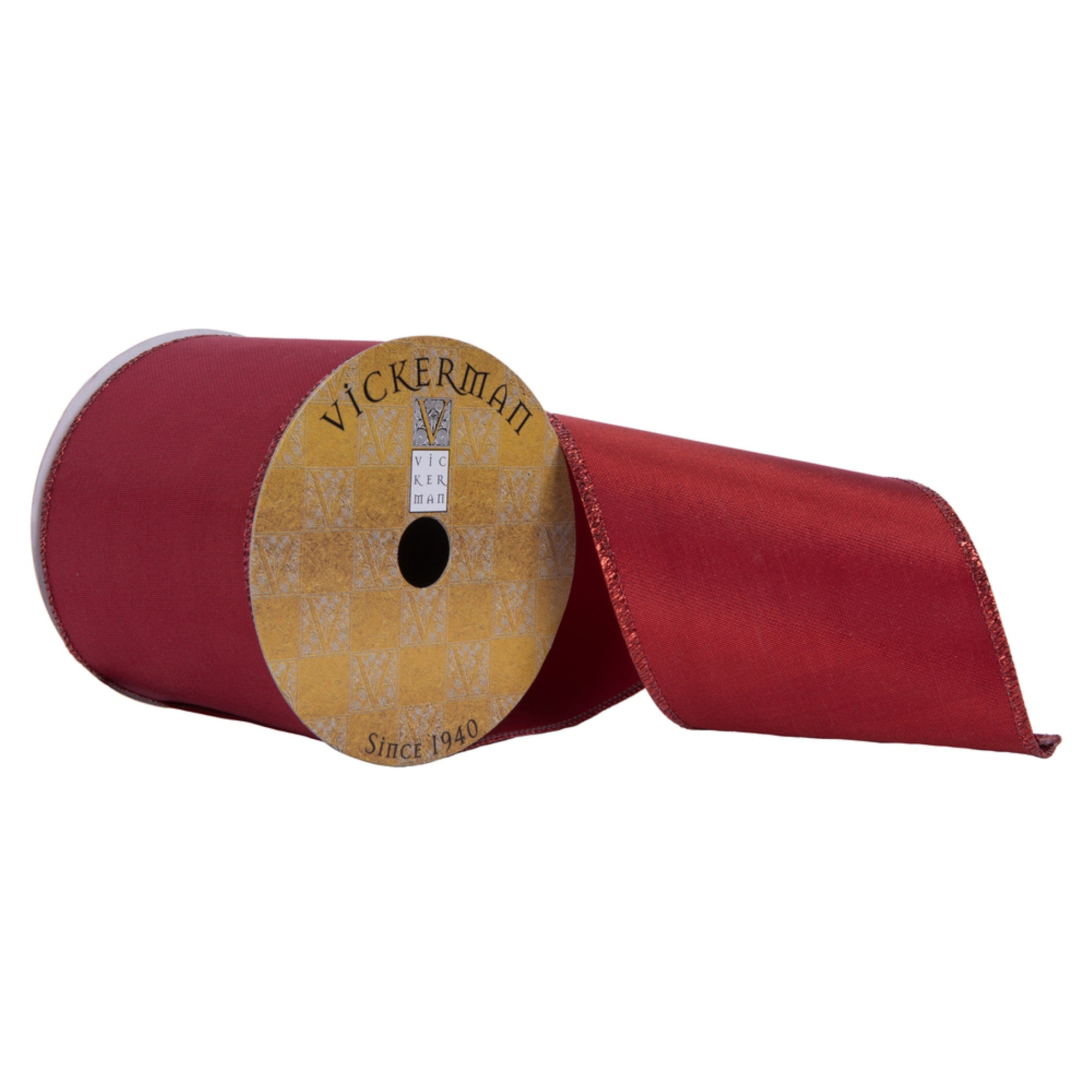 4”x10Yd Crimson Red Ribbon