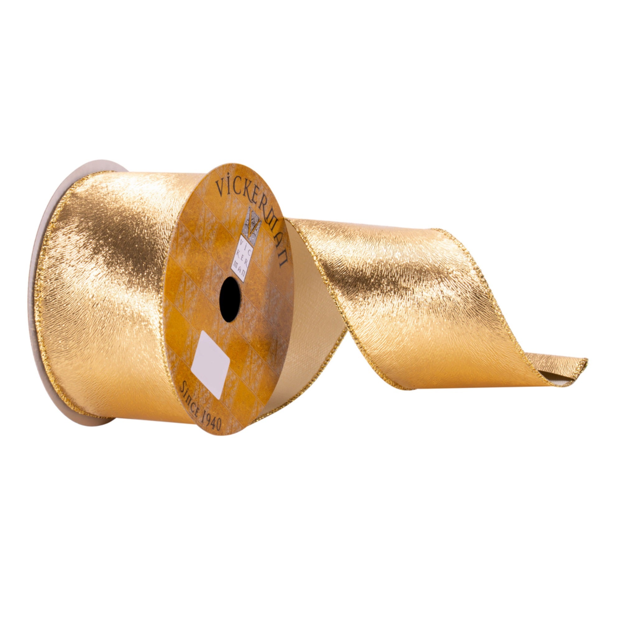 2.5” x 10 yd Gold Ribbon
