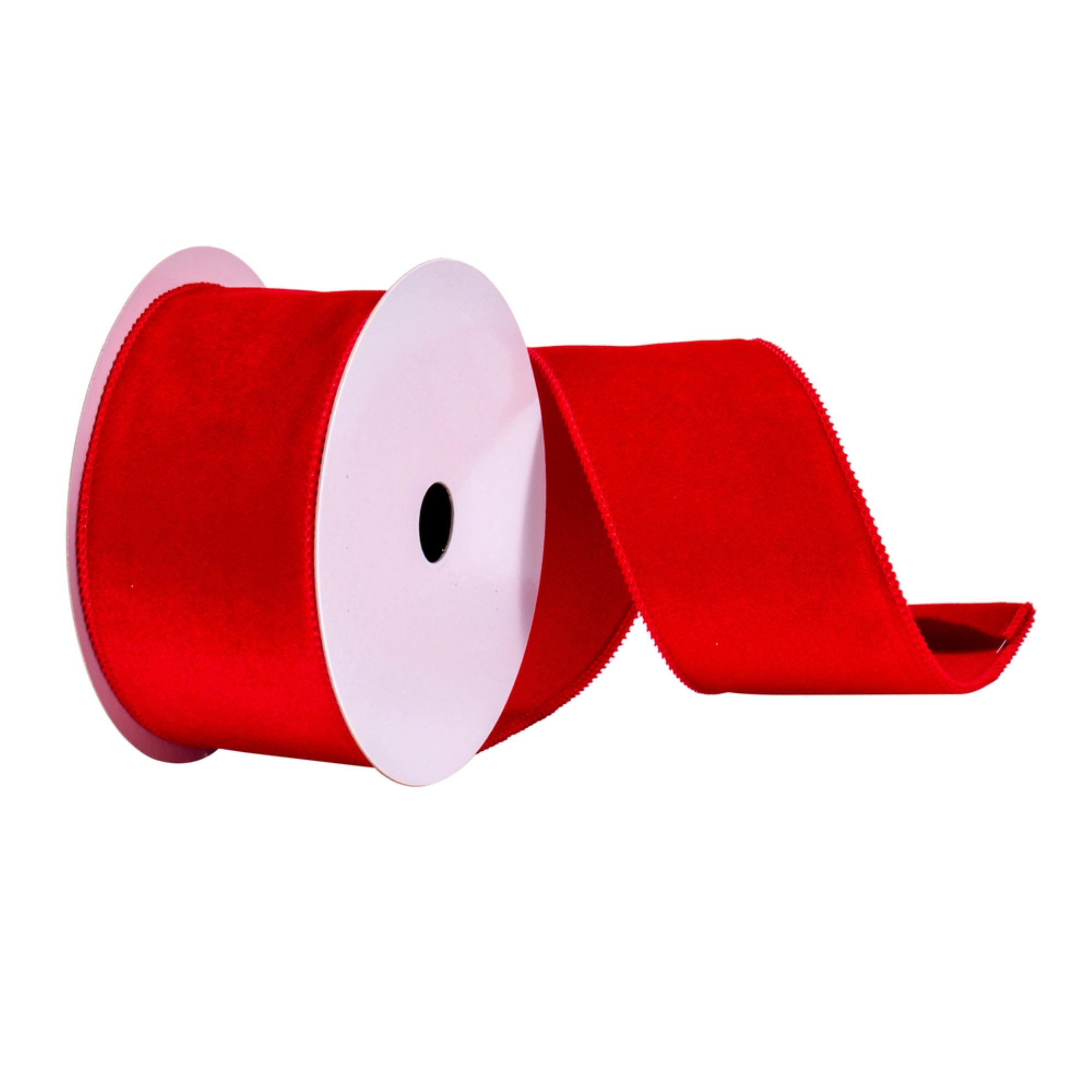 2.5”x10yd Red Velvet Ribbon