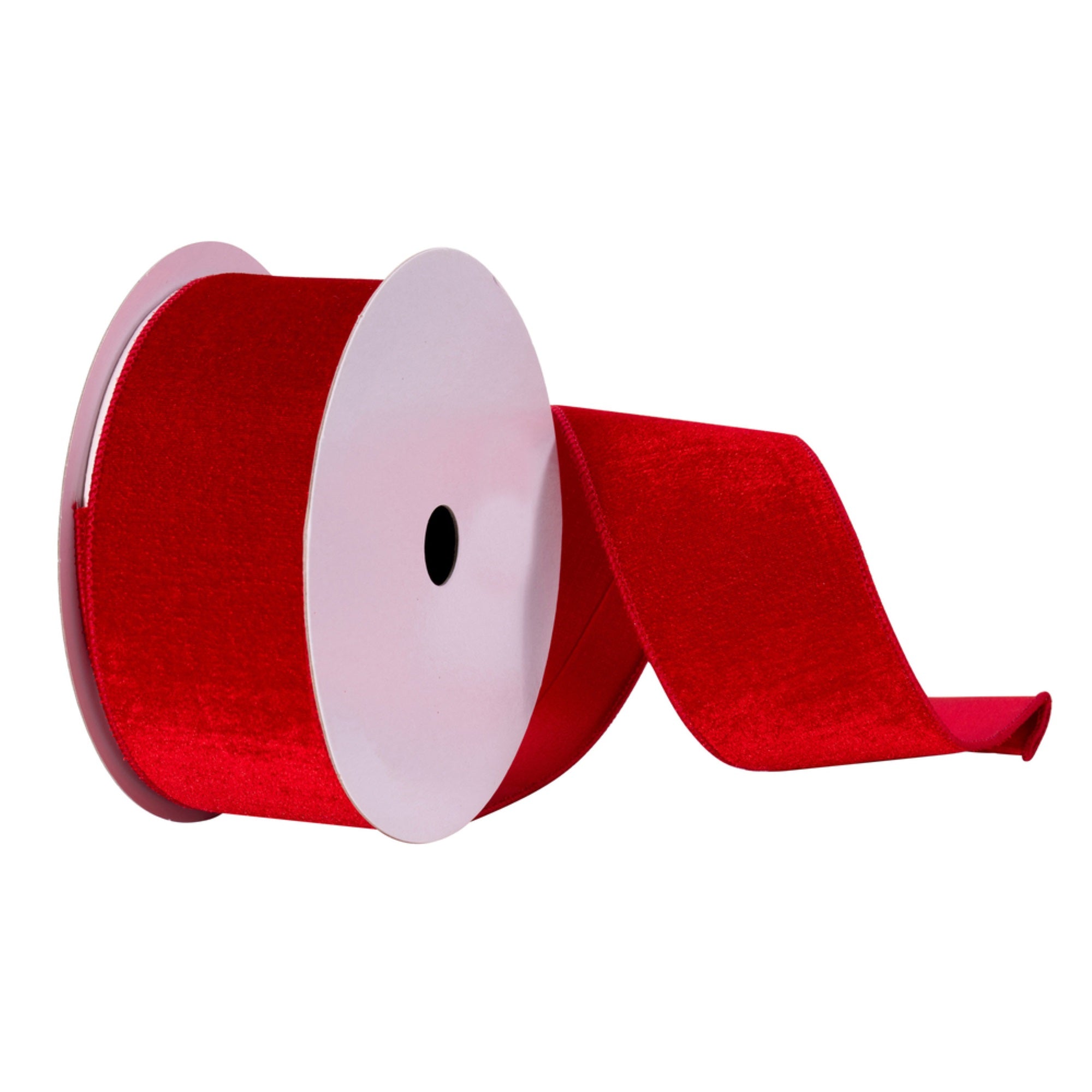 2.5”x10yd Red Velvet Ribbon