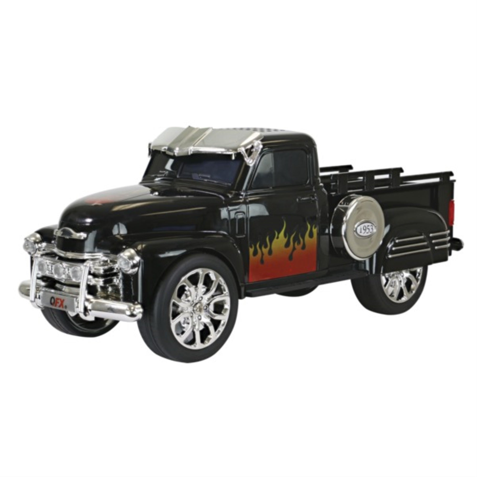 Qfx Bt-1953Blk Bt-1953 Retro Truck Bluetooth Speaker (Black)