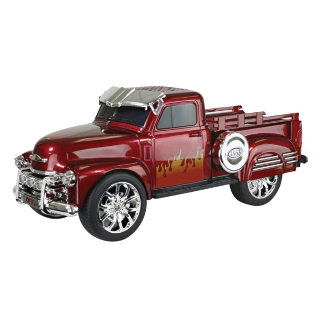 Qfx Bt-1953Red Bt-1953 Retro Truck Bluetooth Speaker (Red)