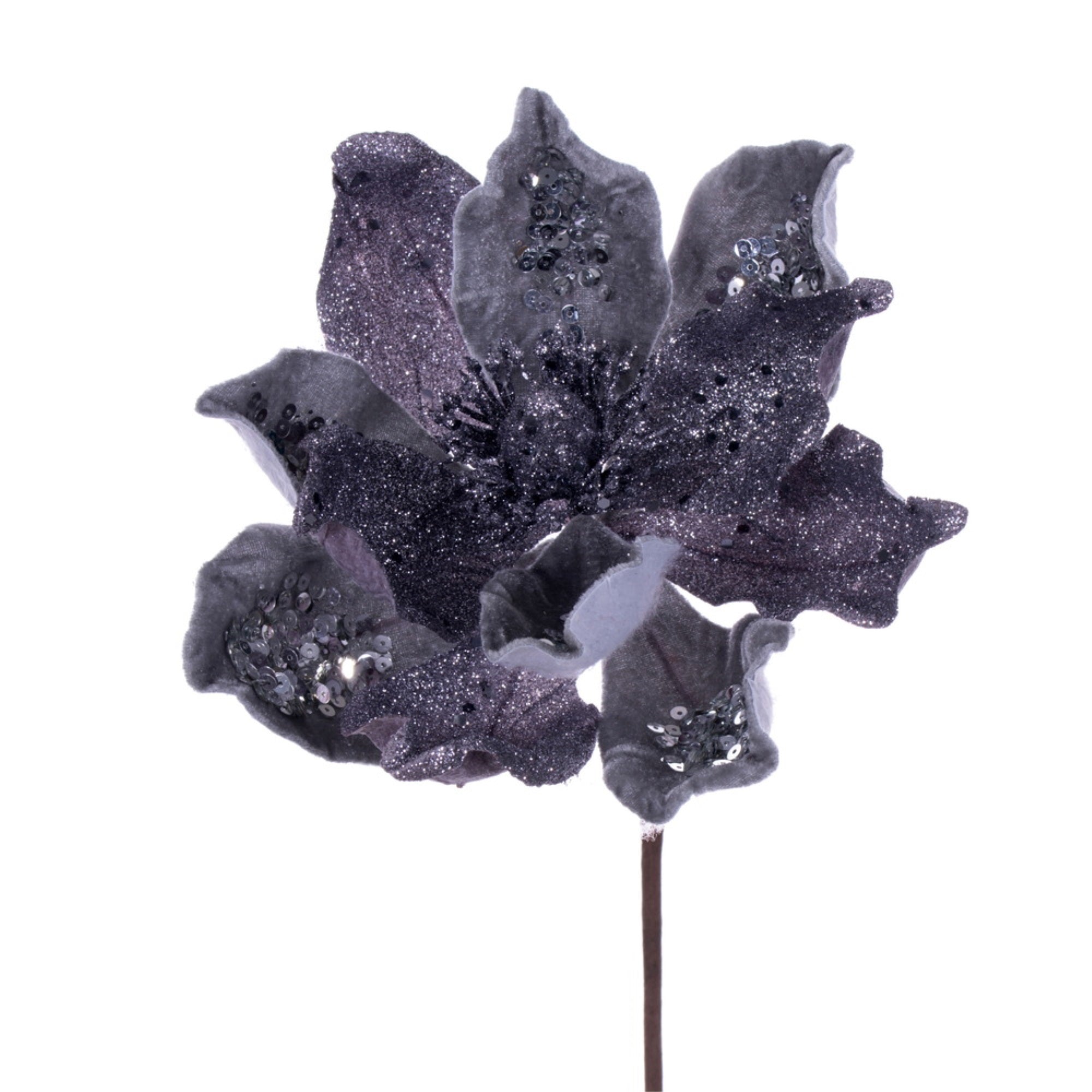 15” Pewter Deluxe Magnolia 8” Flwr 6/bag