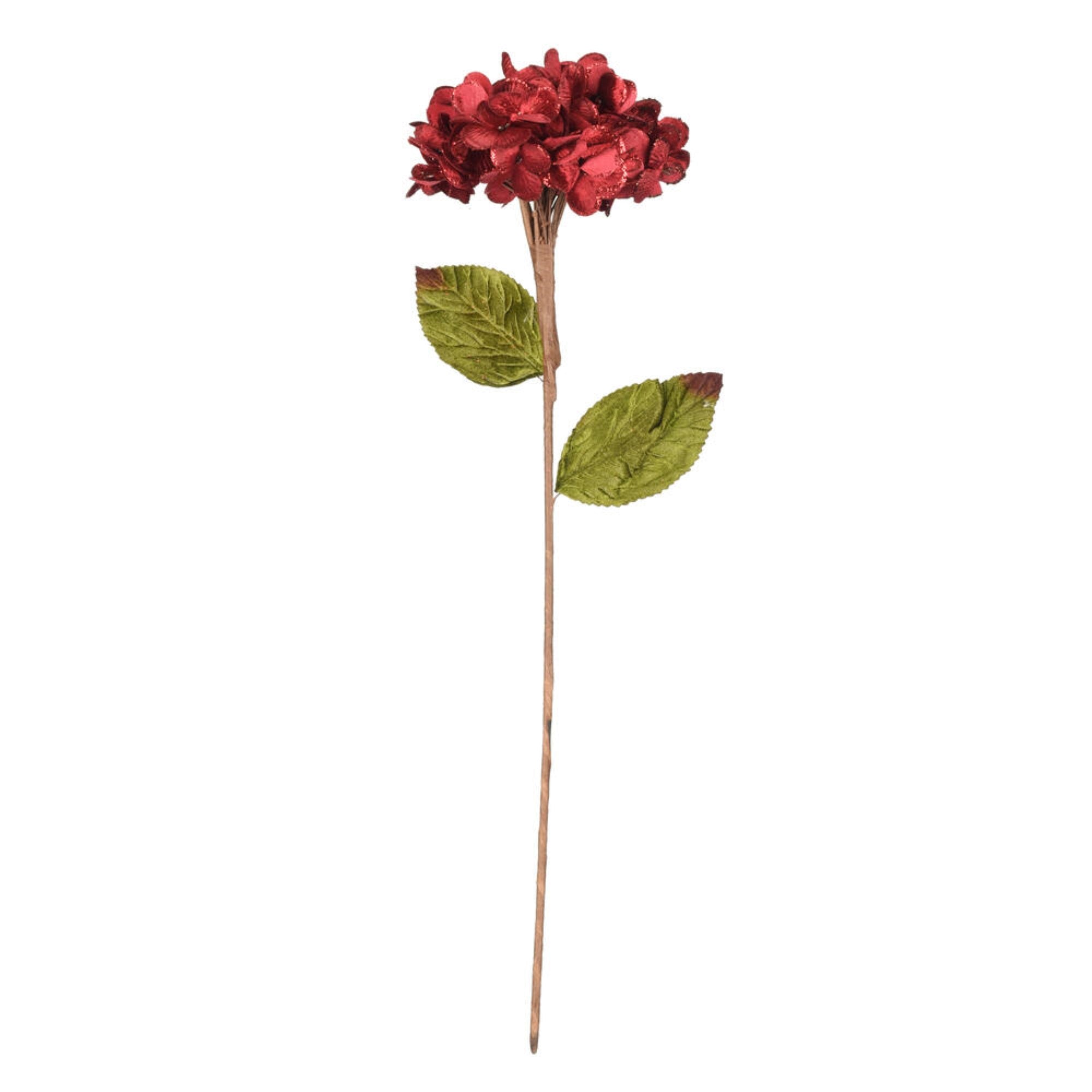 17” Burgundy Hydrangea Spray 3/bag
