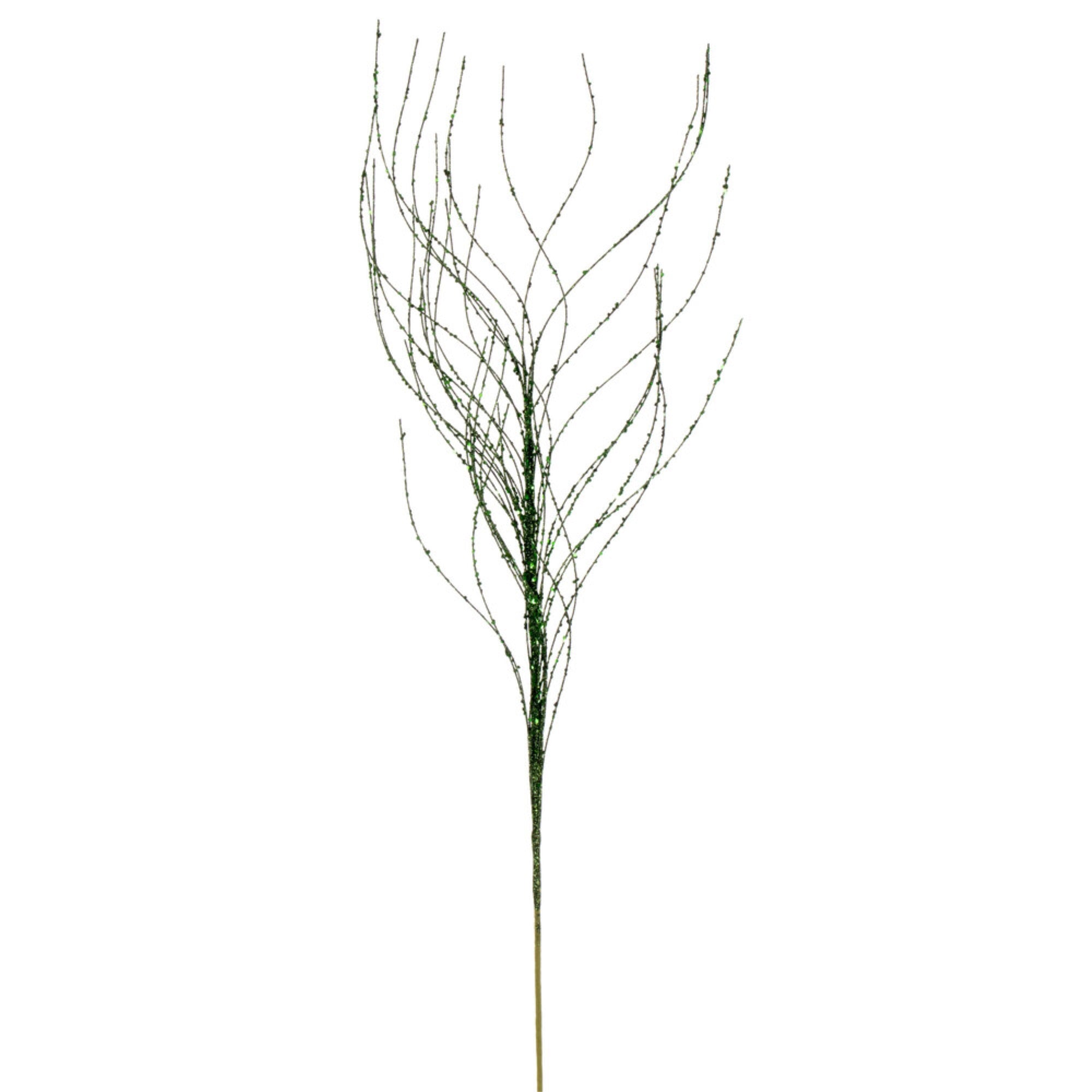 Vickerman 37” Juniper Wavy Twig Glitter Spray 6 per bag.