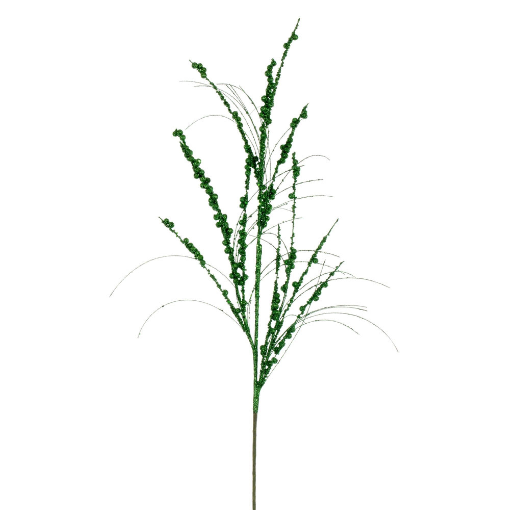 Vickerman 36” Green Berry Twig Glitter Spray 6 per bag.