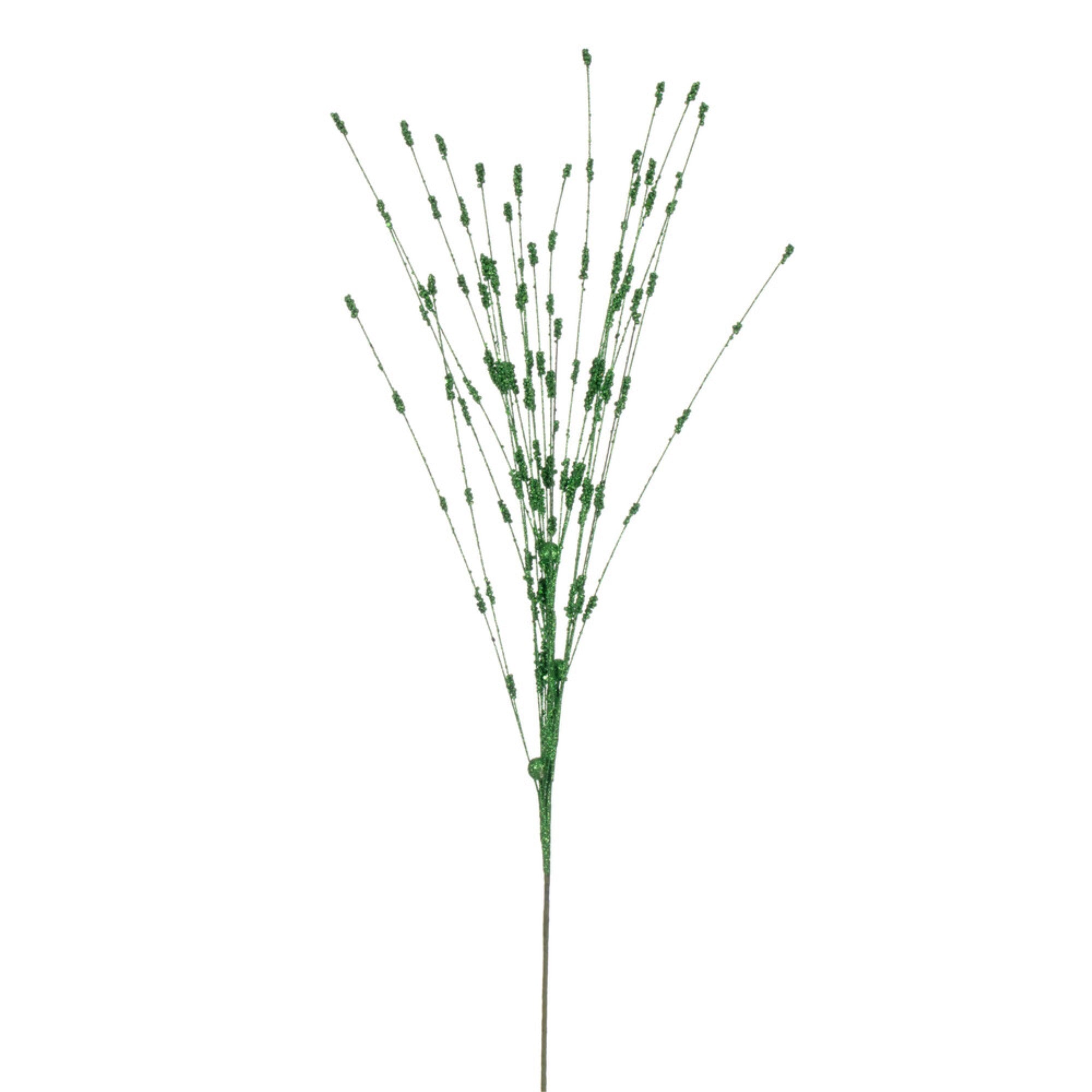 Vickerman 36” Green Berry Glitter Spray 6 per bag.