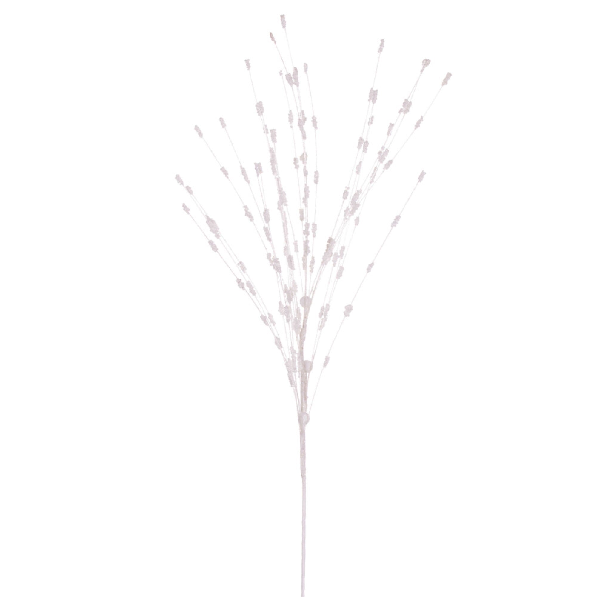 Vickerman 36” White Berry Glitter Spray 6 per bag.