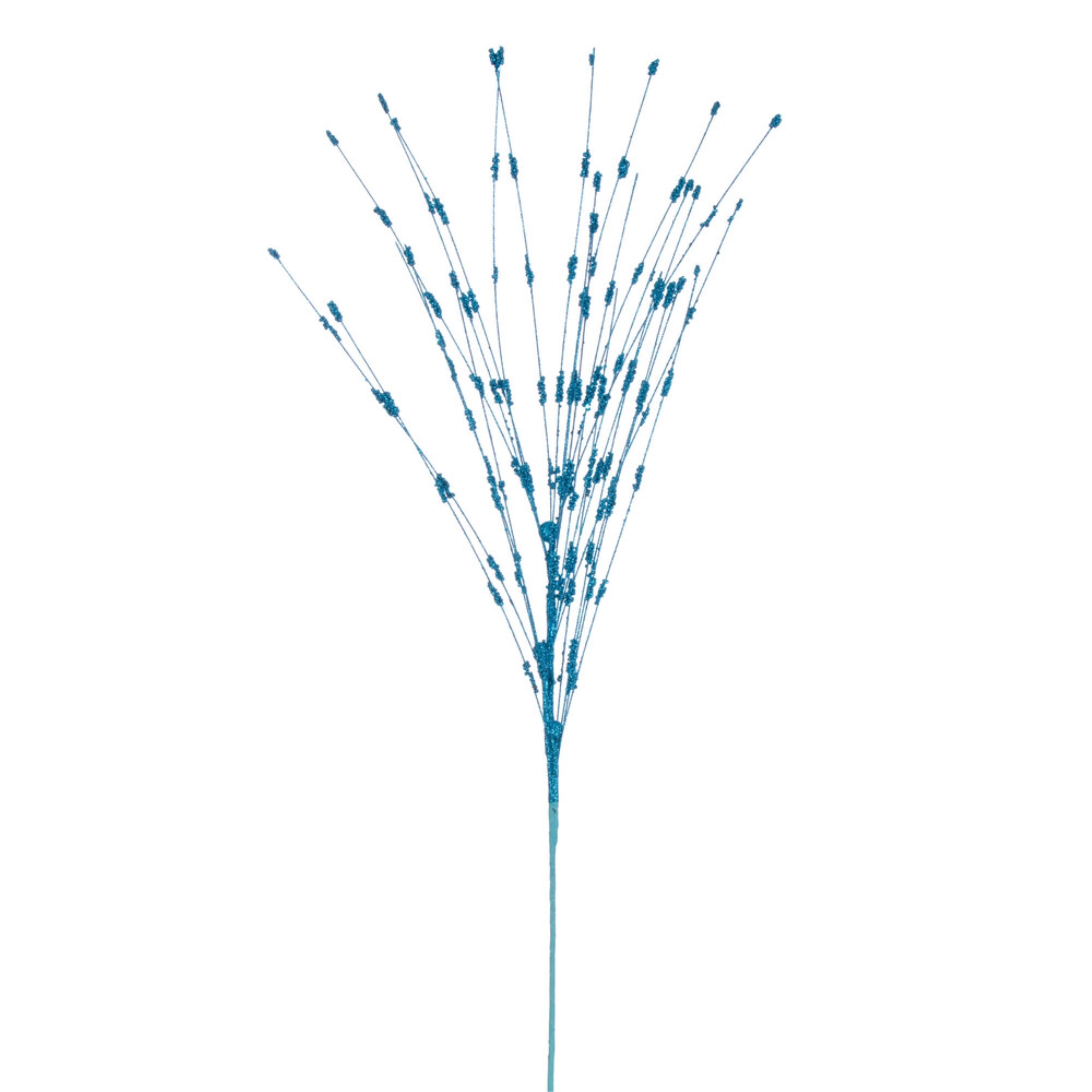 Vickerman 36” Turquoise Berry Glitter Spray 6 per bag.