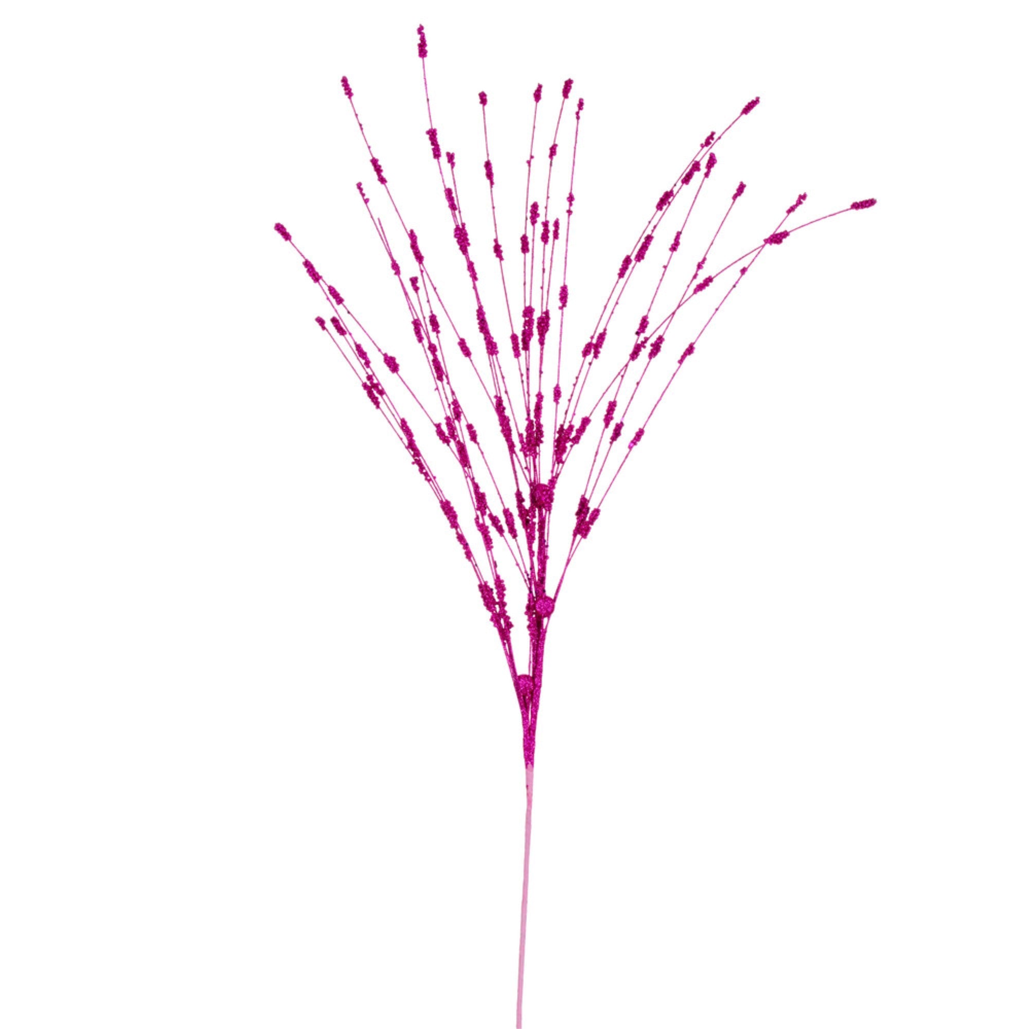 Vickerman 36” Hot Pink Berry Glitter Spray 6 per bag.
