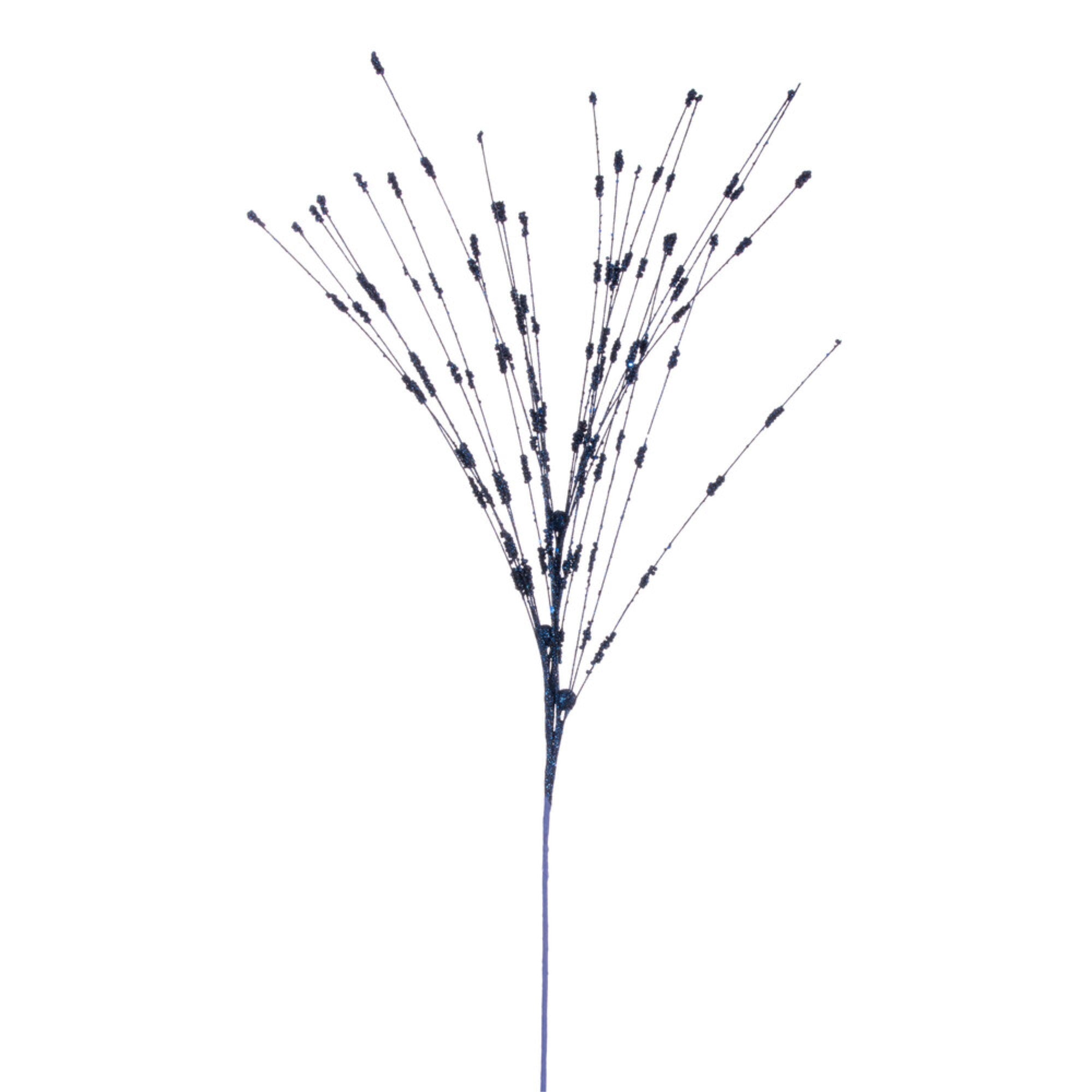 Vickerman 36” Midnight Blue Berry Glitter Spray 6 per bag.