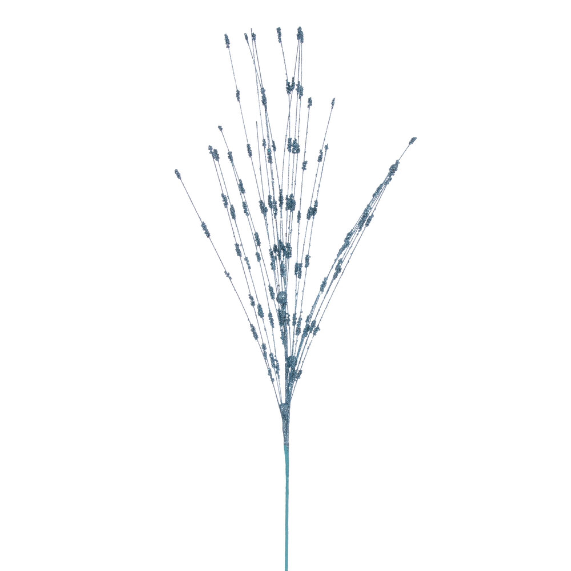 Vickerman 36” Baby Blue Berry Glitter Spray 6 per bag.