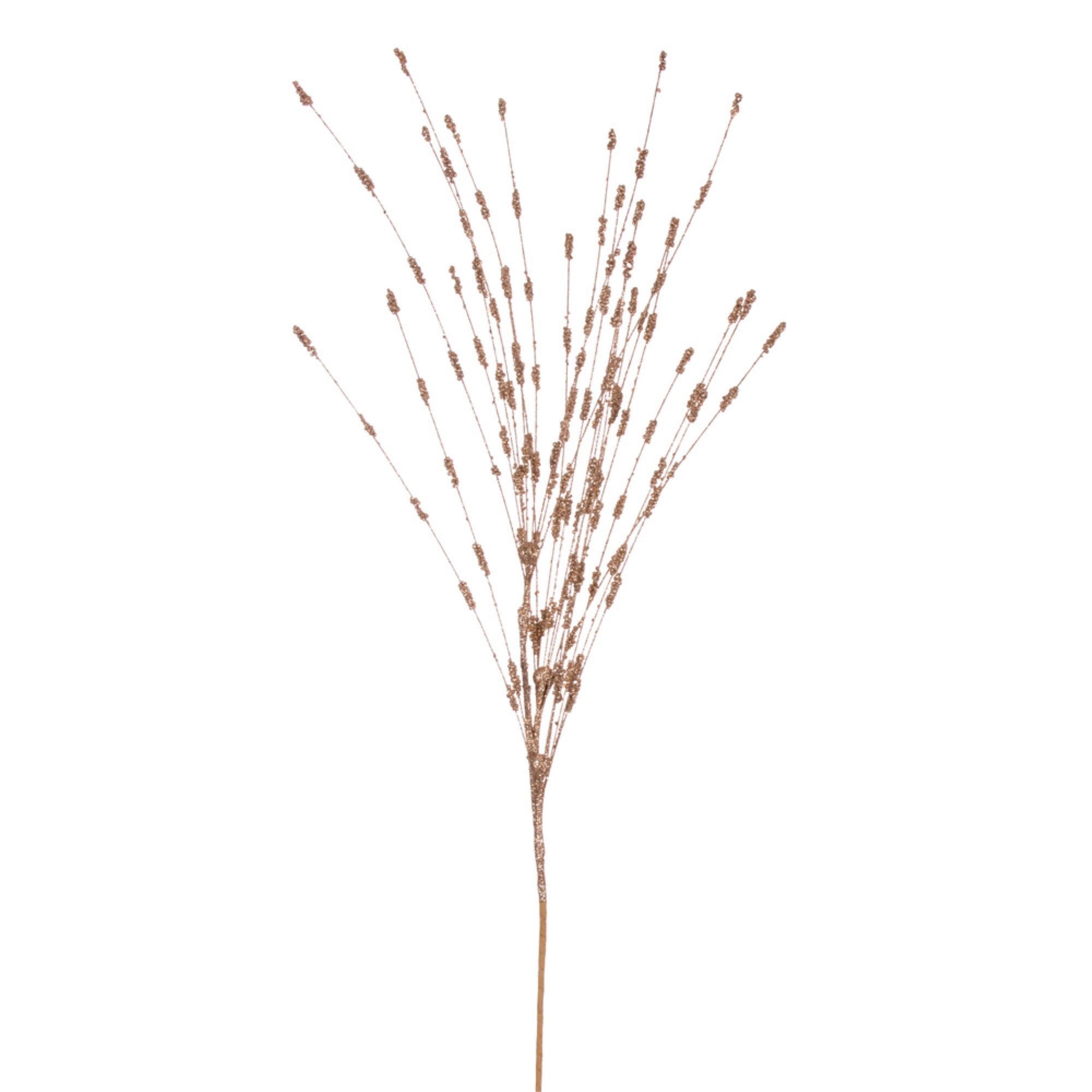 Vickerman 36” Rose Gold Berry Glitter Spray 6 per bag.
